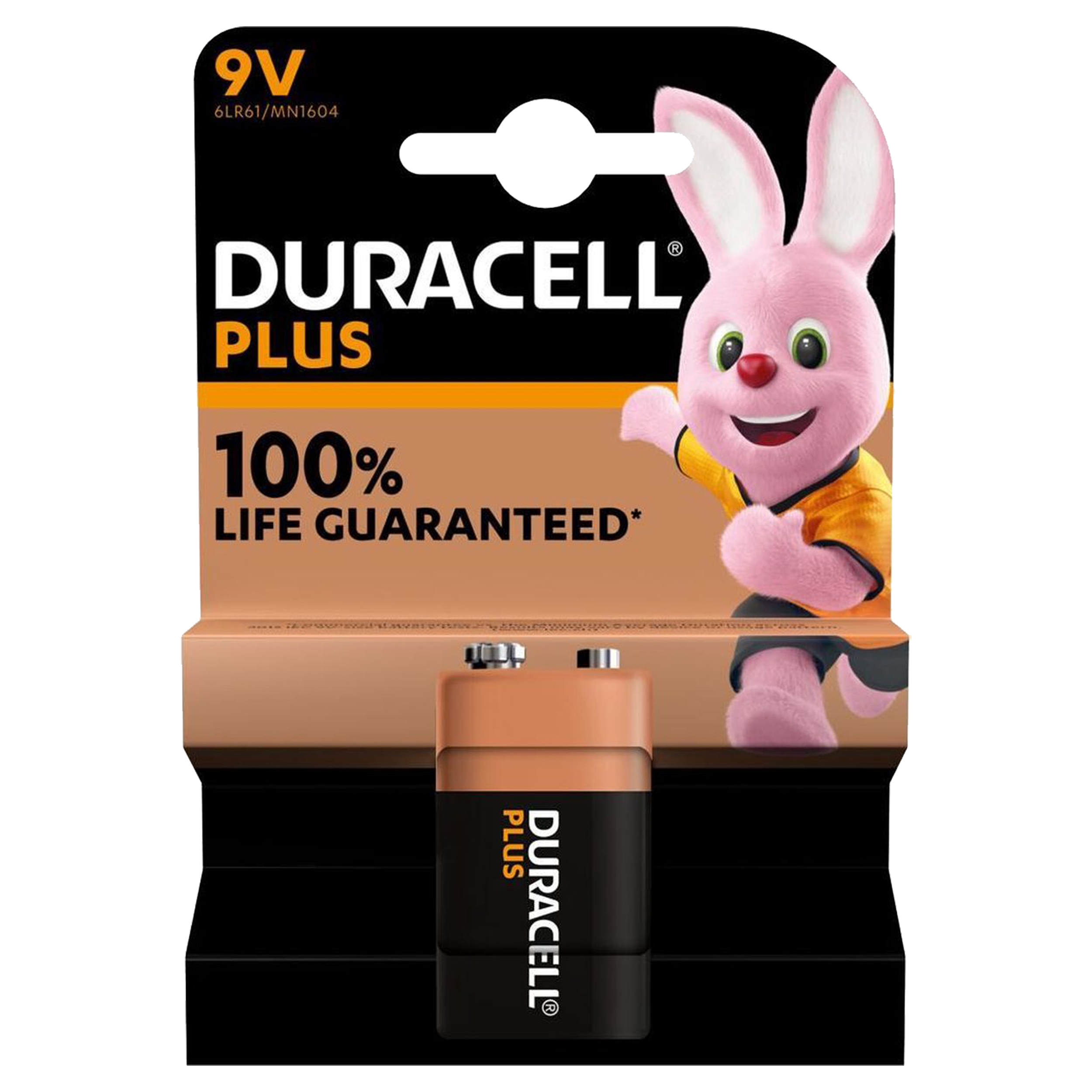 01.686.33 Duracell Plus batterij alkaline - blok - 9V  