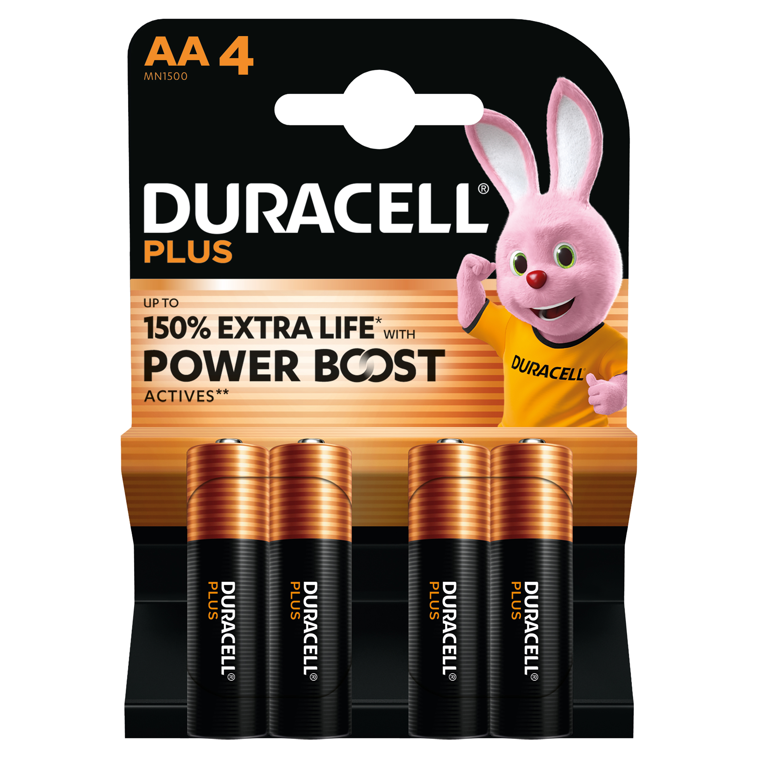 01.686.35 Duracell Plus batterij alkaline - AA - LR6 - MN1500  