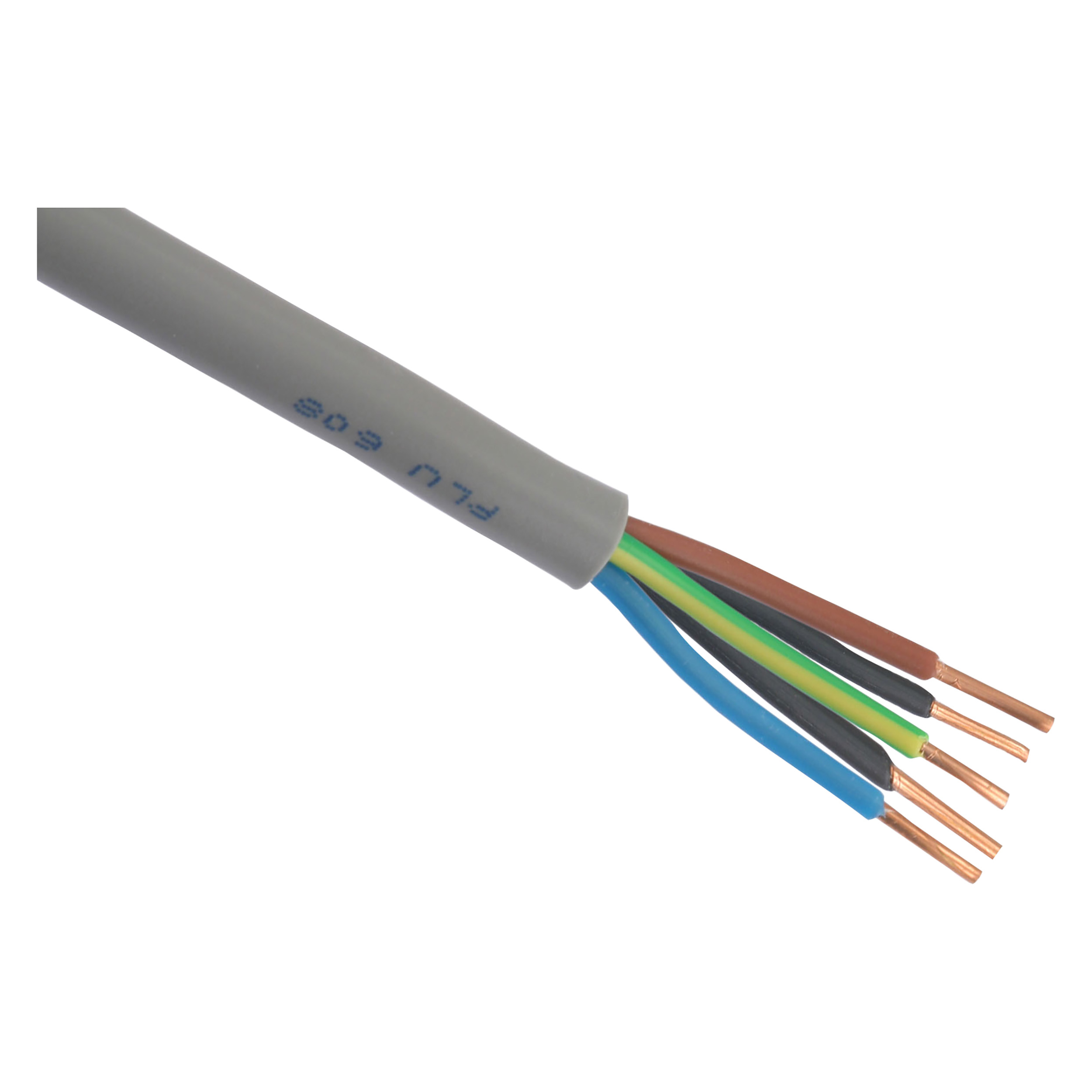 03.007.20   buitenkabel XMVK grijs 5 x 2.5 mm², 25 m