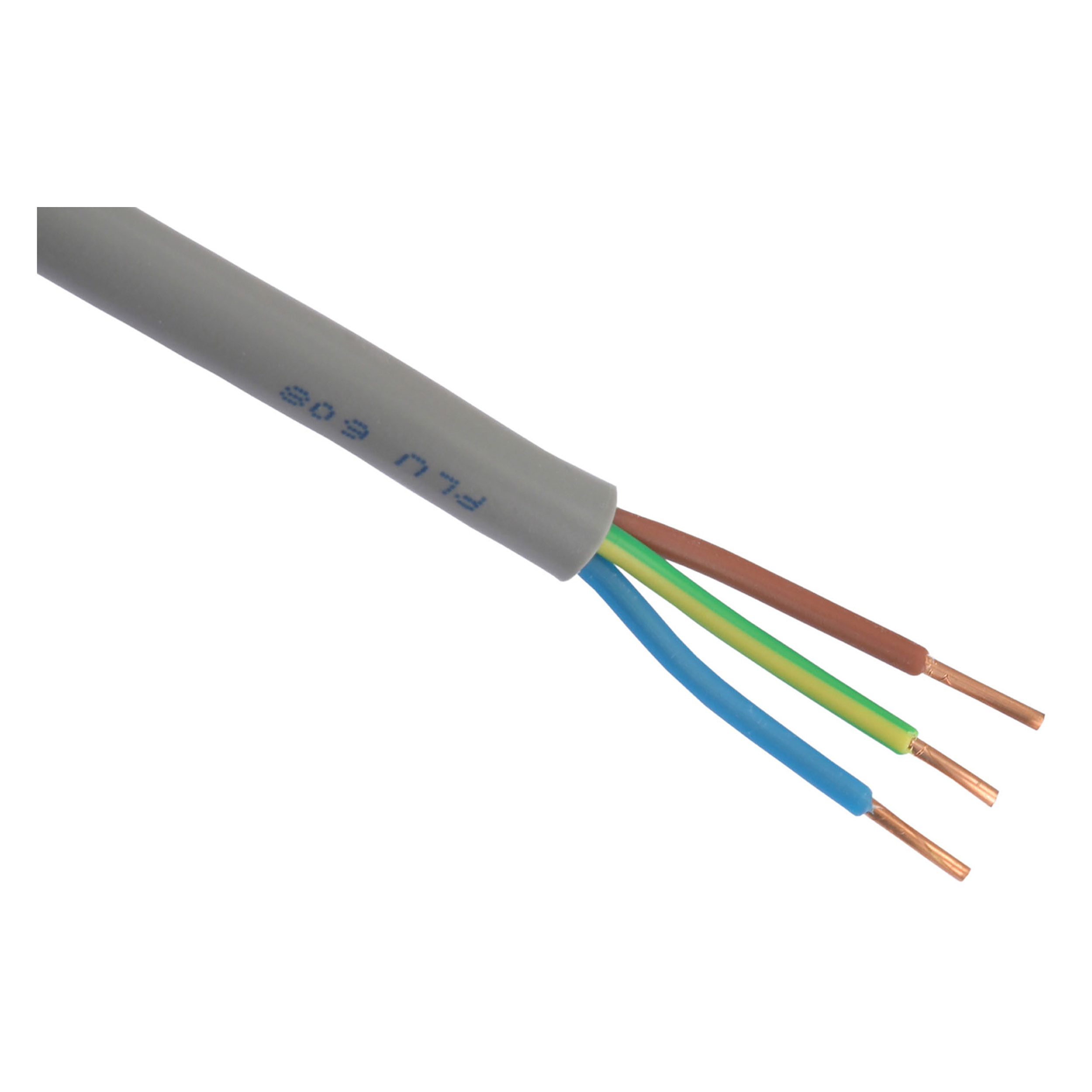 03.007.40   buitenkabel XMVK grijs 3 x 2.5 mm², 10 m