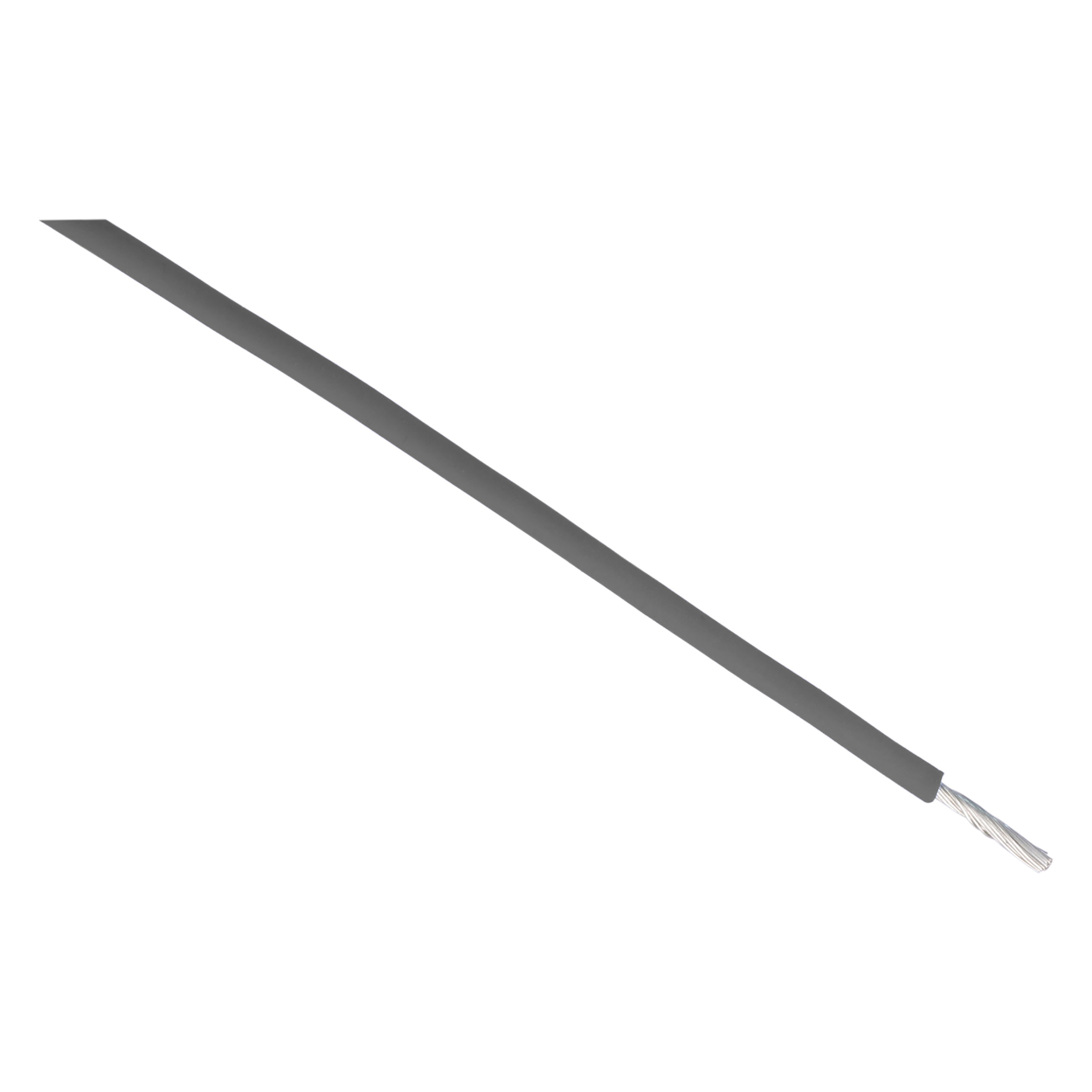 03.030.15   montagedraad hittebestendig tot 180 graden zwart 1.5 mm², 5 m
