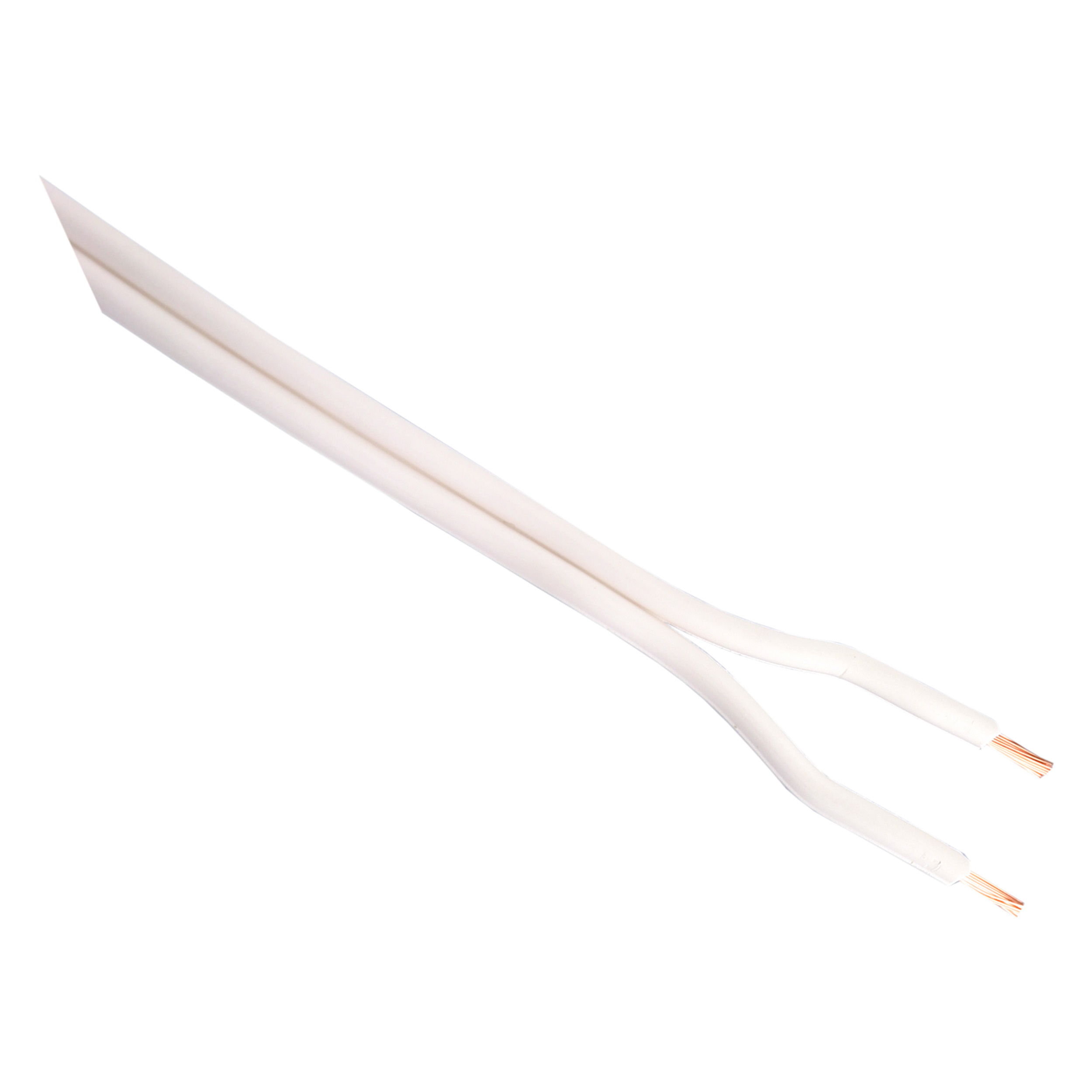 03.030.46   luidsprekersnoer  wit 2 x 1.5 mm² - 10 m