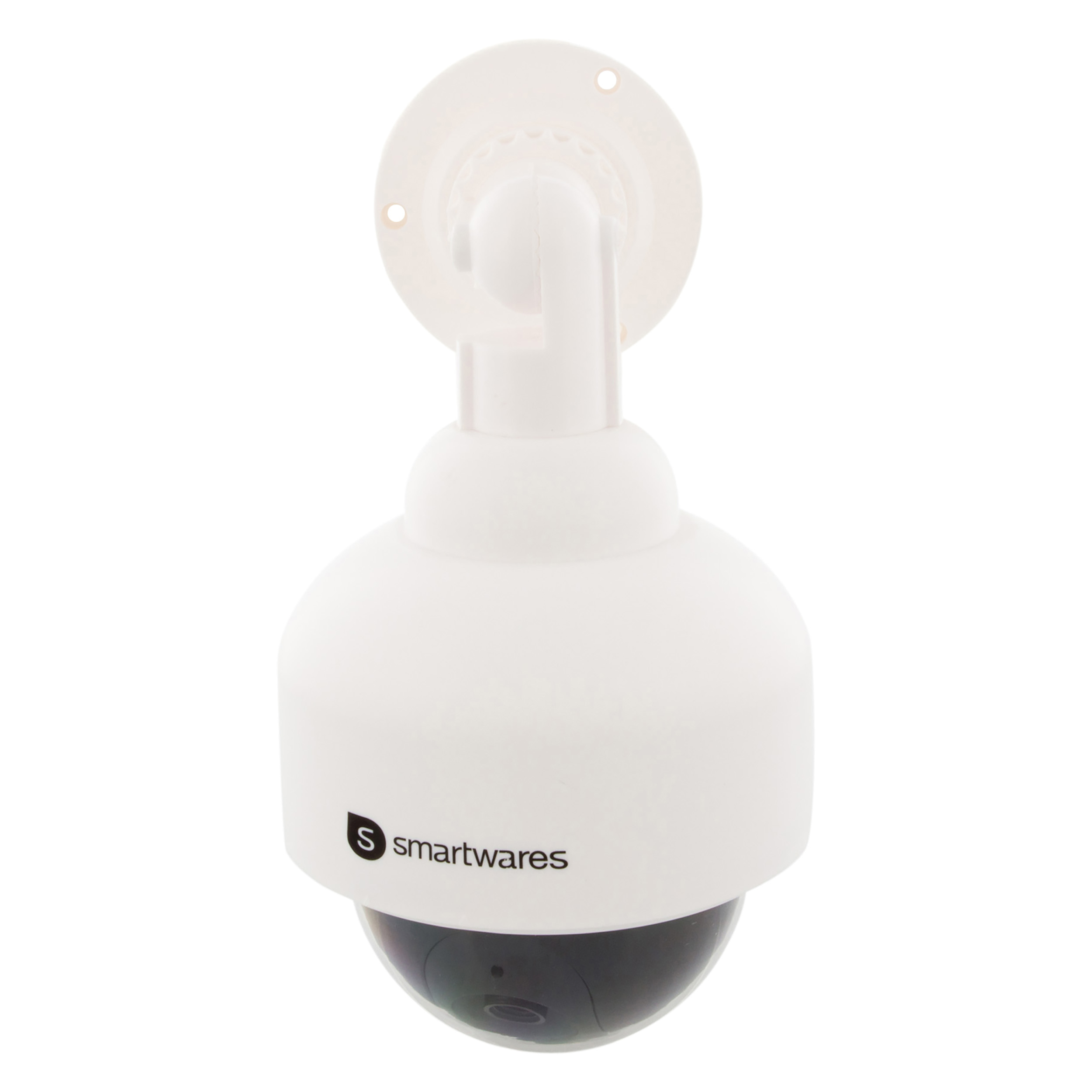 10.016.07 Smartwares  dummy koepelcamera type CS88D - met knipperende LED - voor buiten wit 
