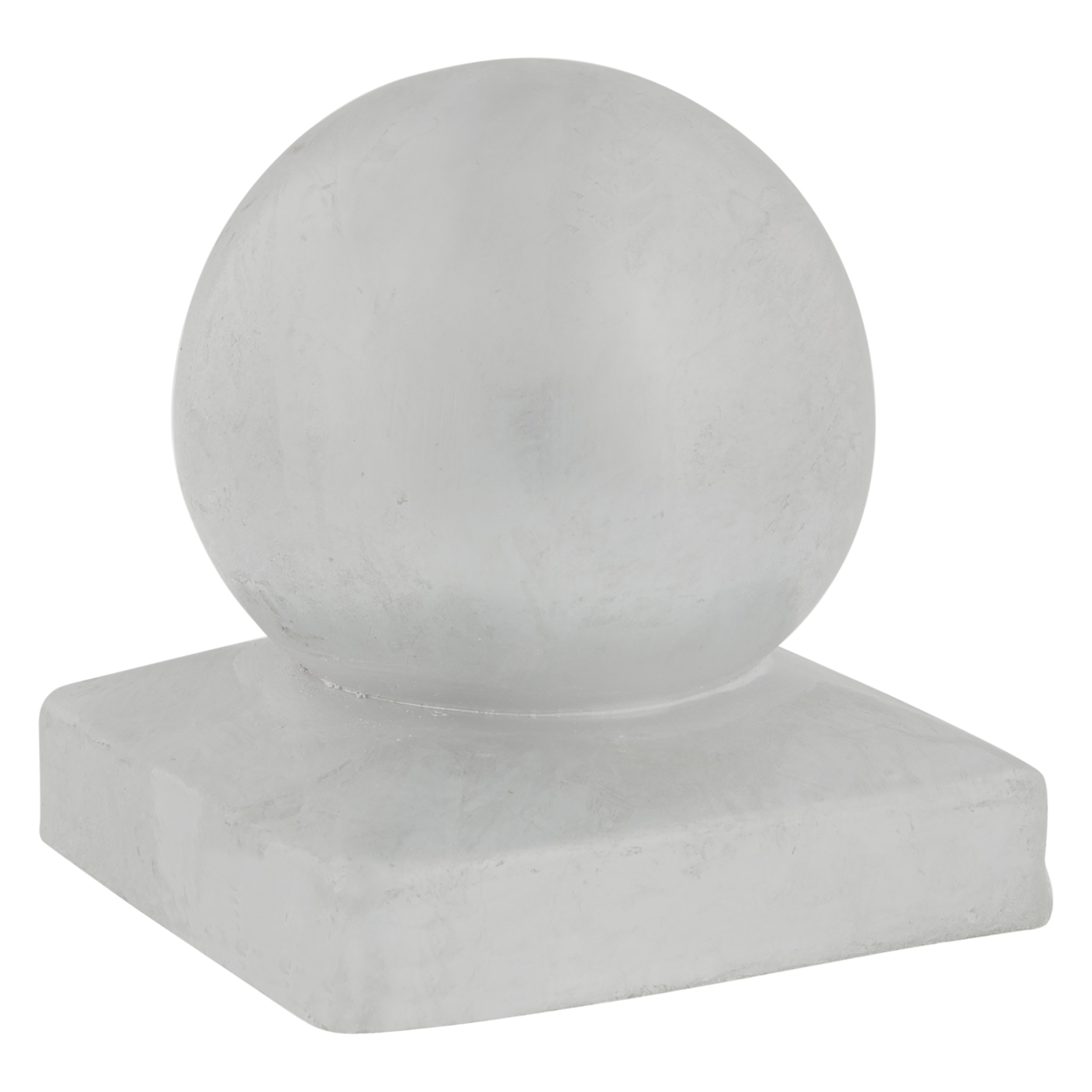 10.716.85 Starx  paalkapje met bol - thermisch verzinkt  9 x 9 cm