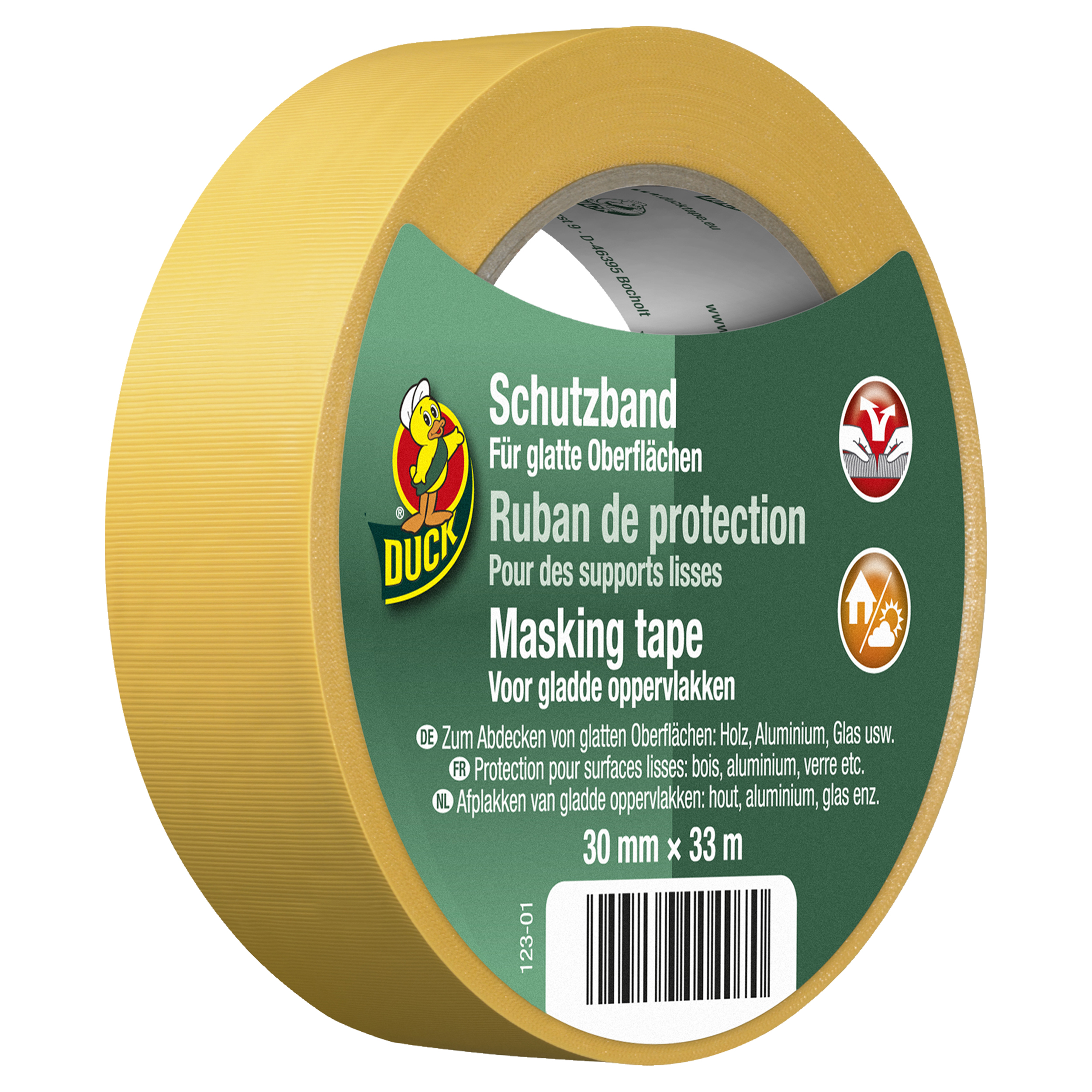 20.501.40 Duck  tape PVC-masking ribbel - 30 mm x 33 m