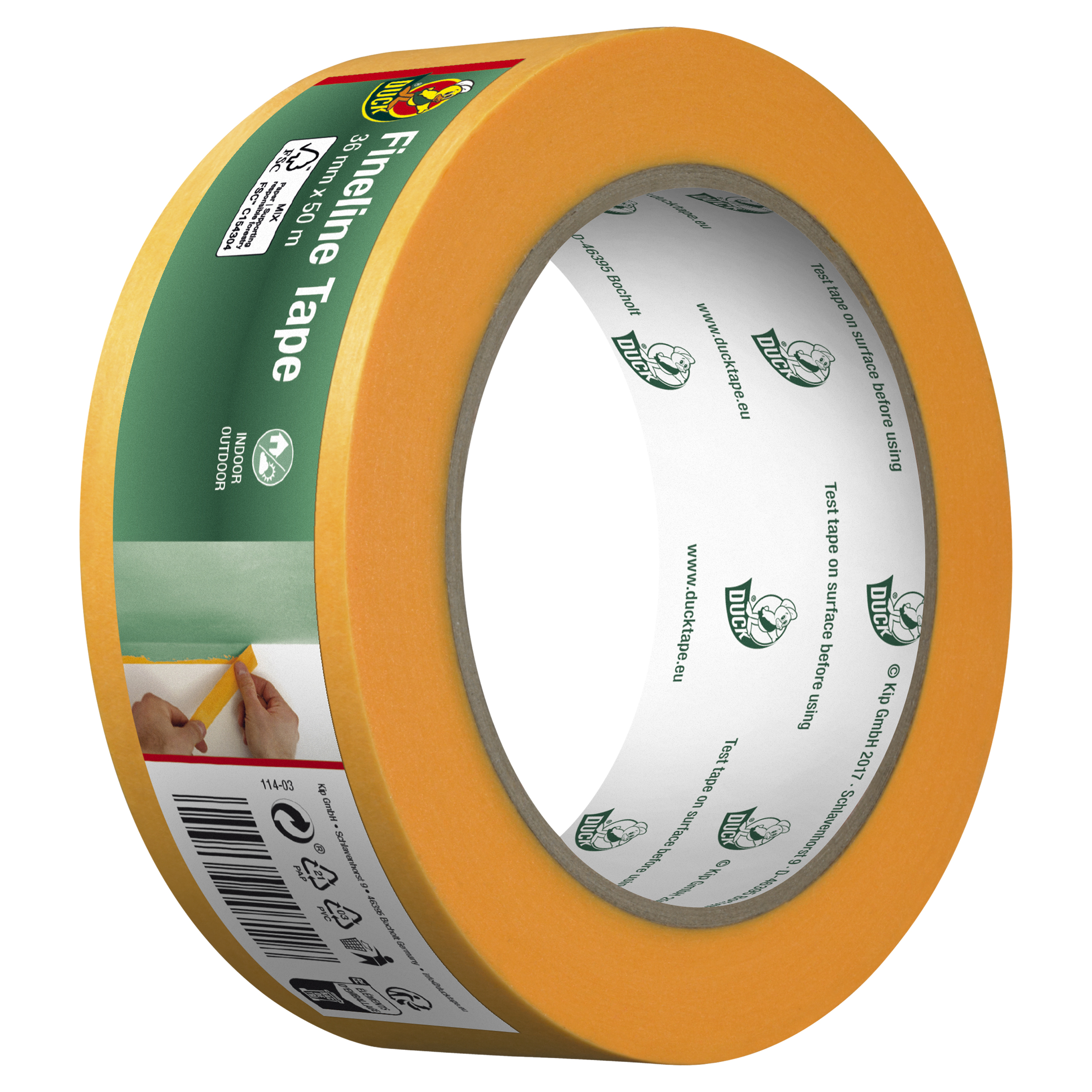 20.501.46 Duck  tape fineline  36 mm x 25 m