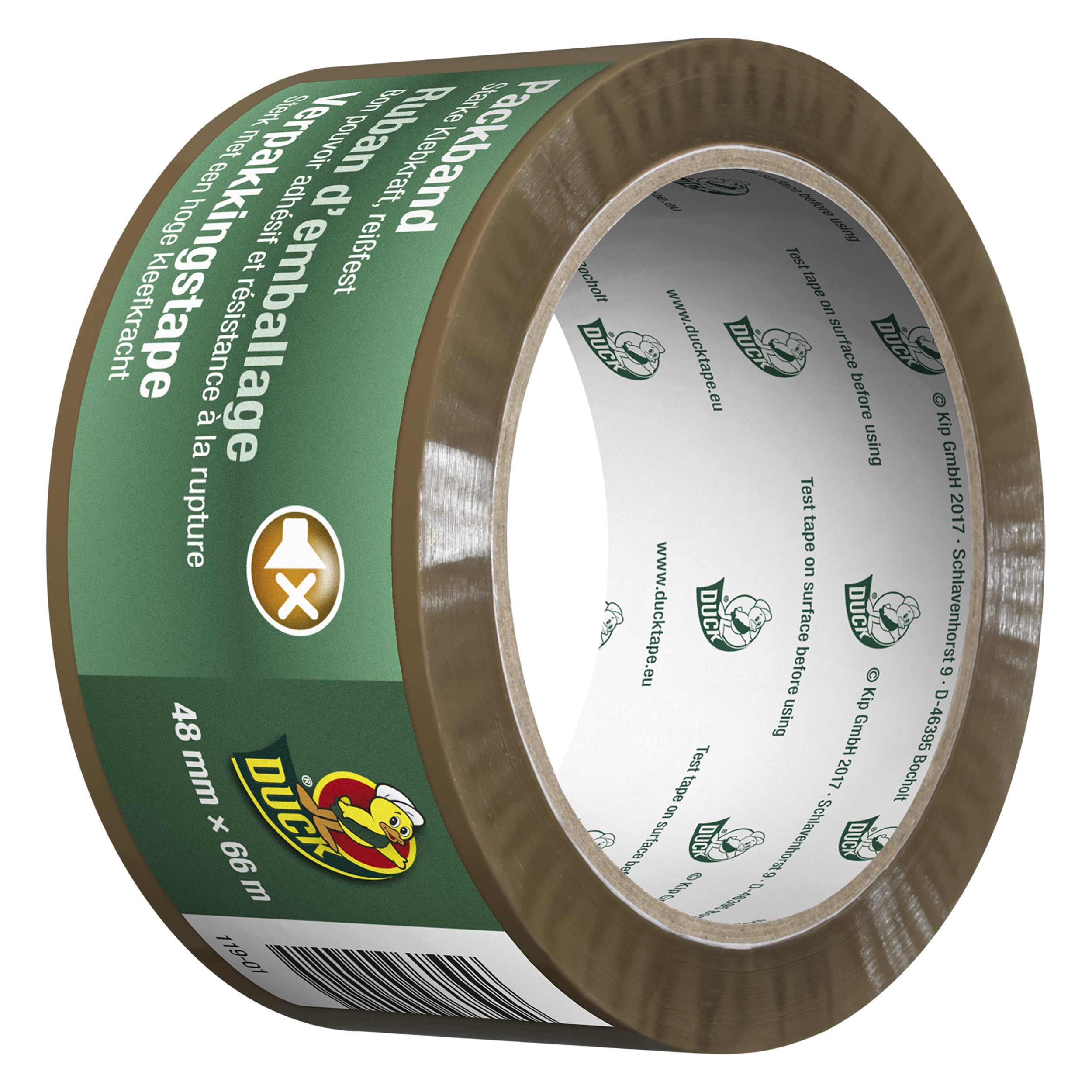 20.501.75 Duck  verpakkingstape  bruin 48 mm x 66 m