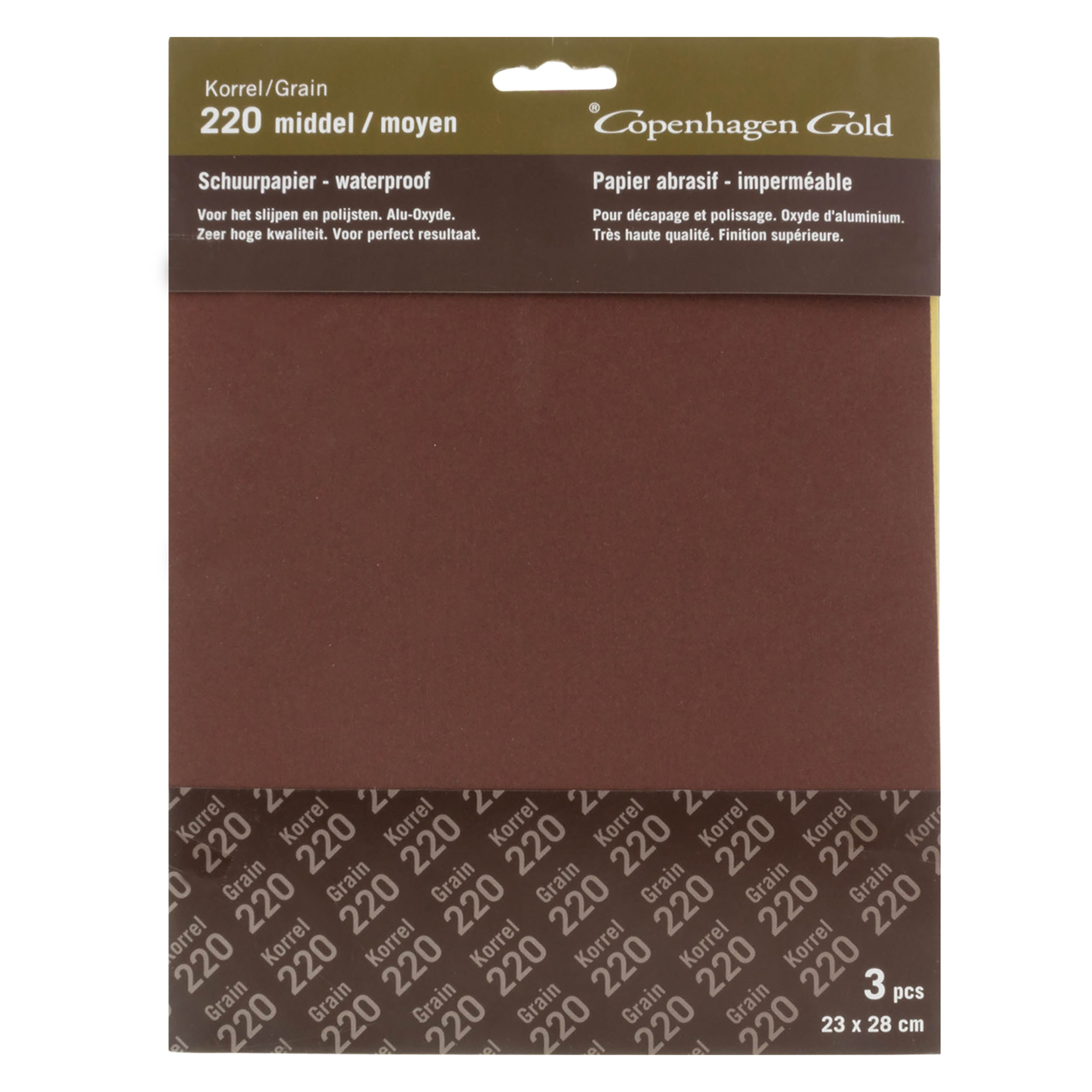 2062008 - Schuurpapier waterproof - Copenhagen Gold - - Schuurmaterialen - Verf- en gereedschap - SHI