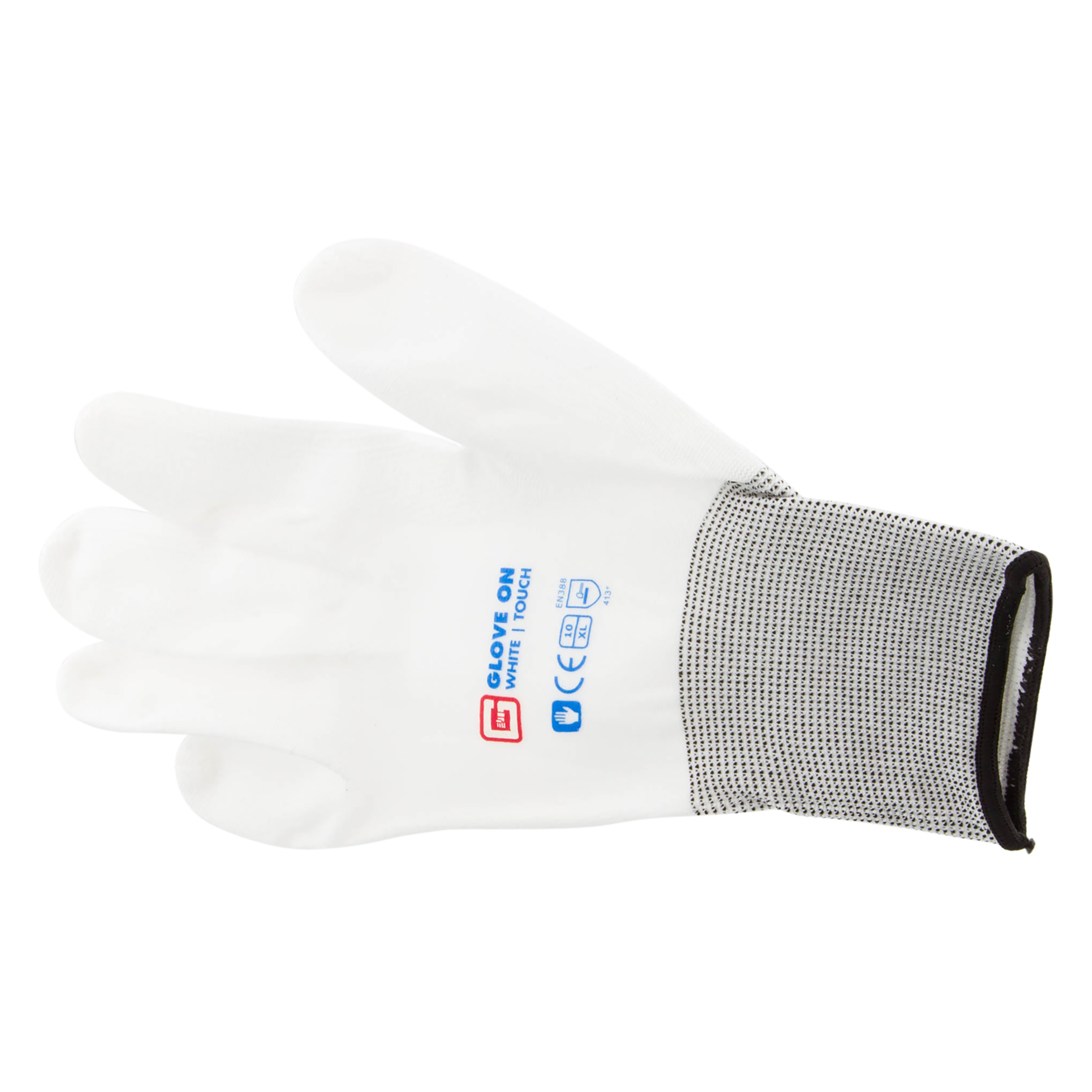 21.080.26 Glove On Touch werkhandschoen touch white - XL