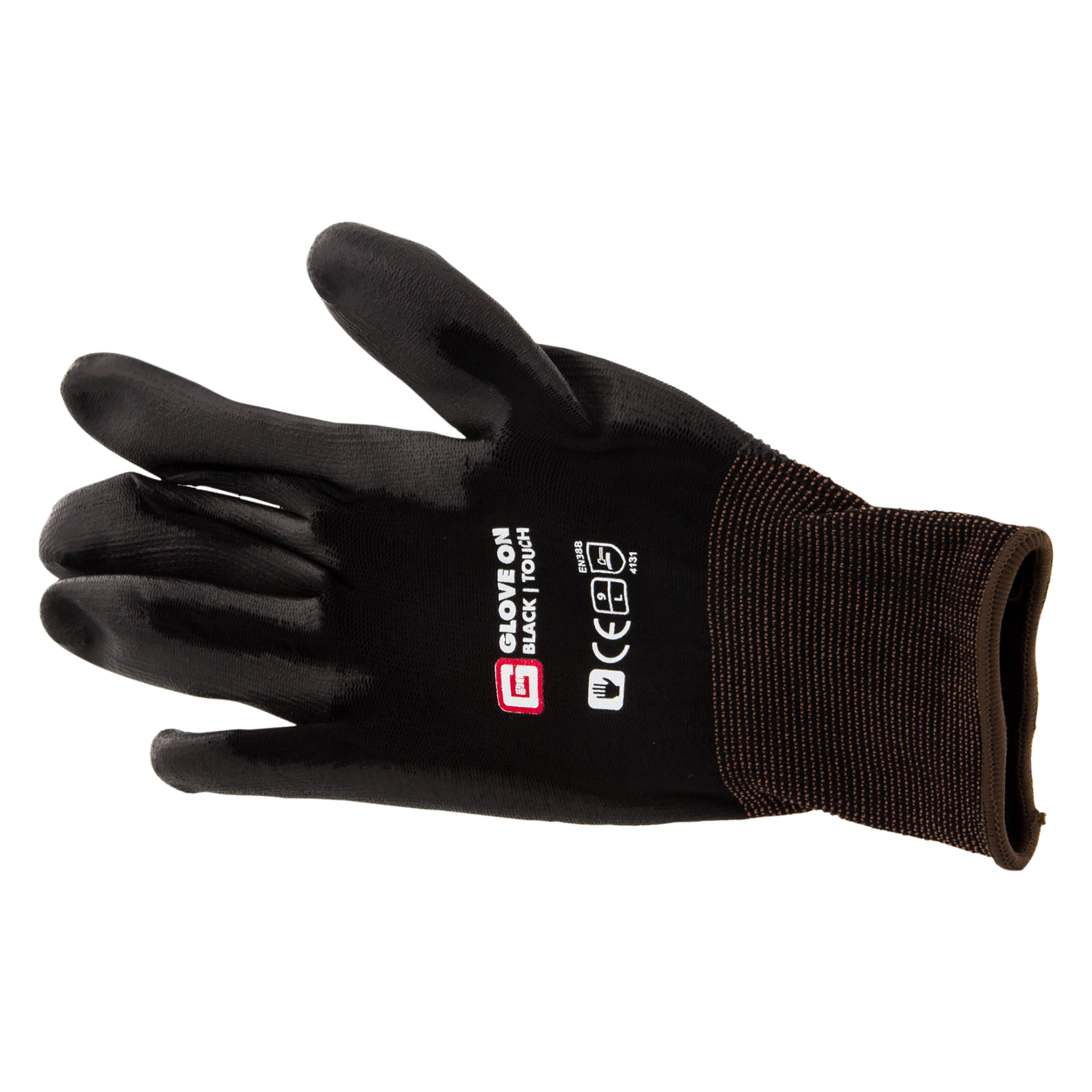 21.080.27 Glove On Touch werkhandschoen touch black - L
