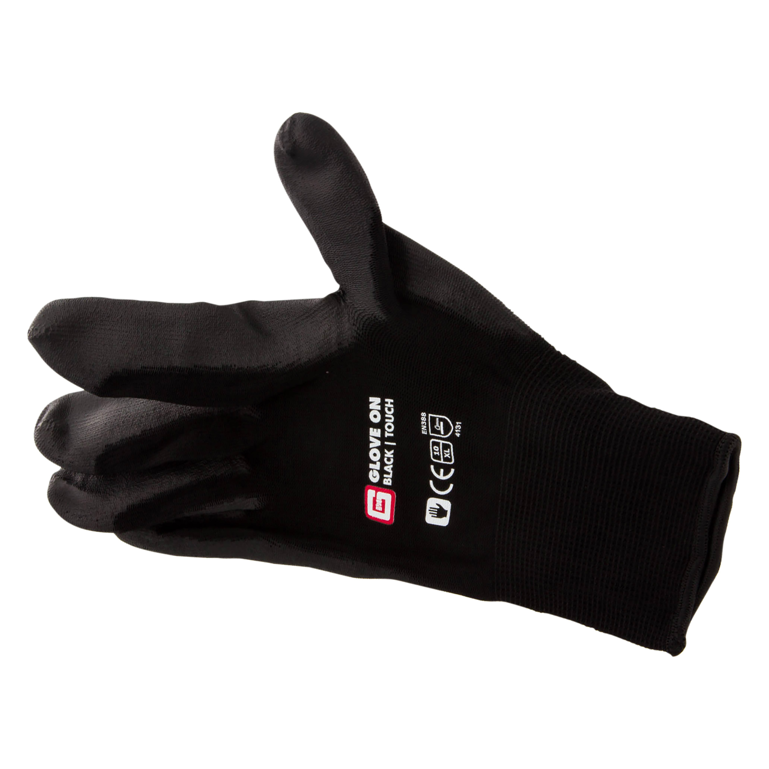 21.080.28 Glove On Touch werkhandschoen touch black - XL