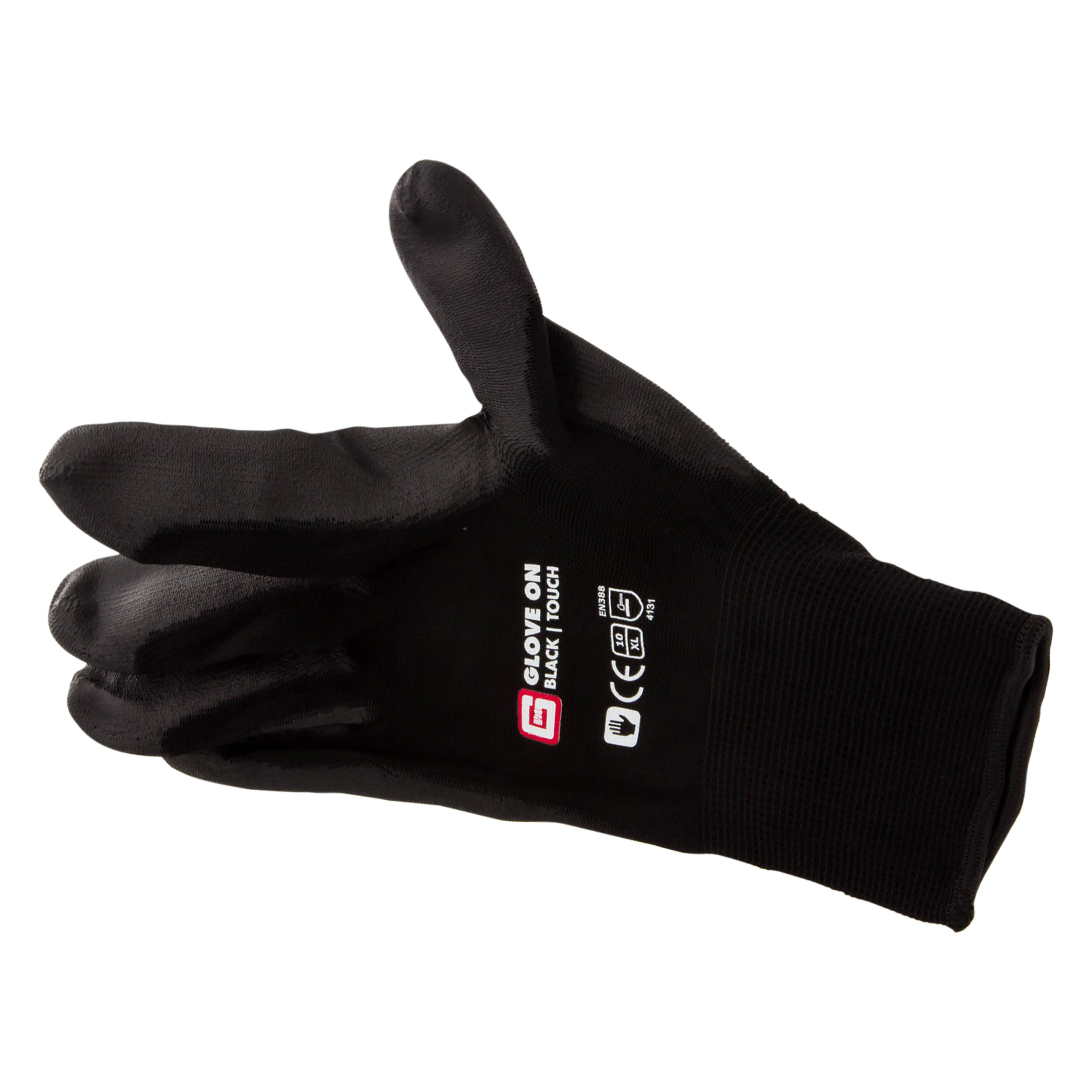 21.080.28 Glove On Touch werkhandschoen touch black  XL