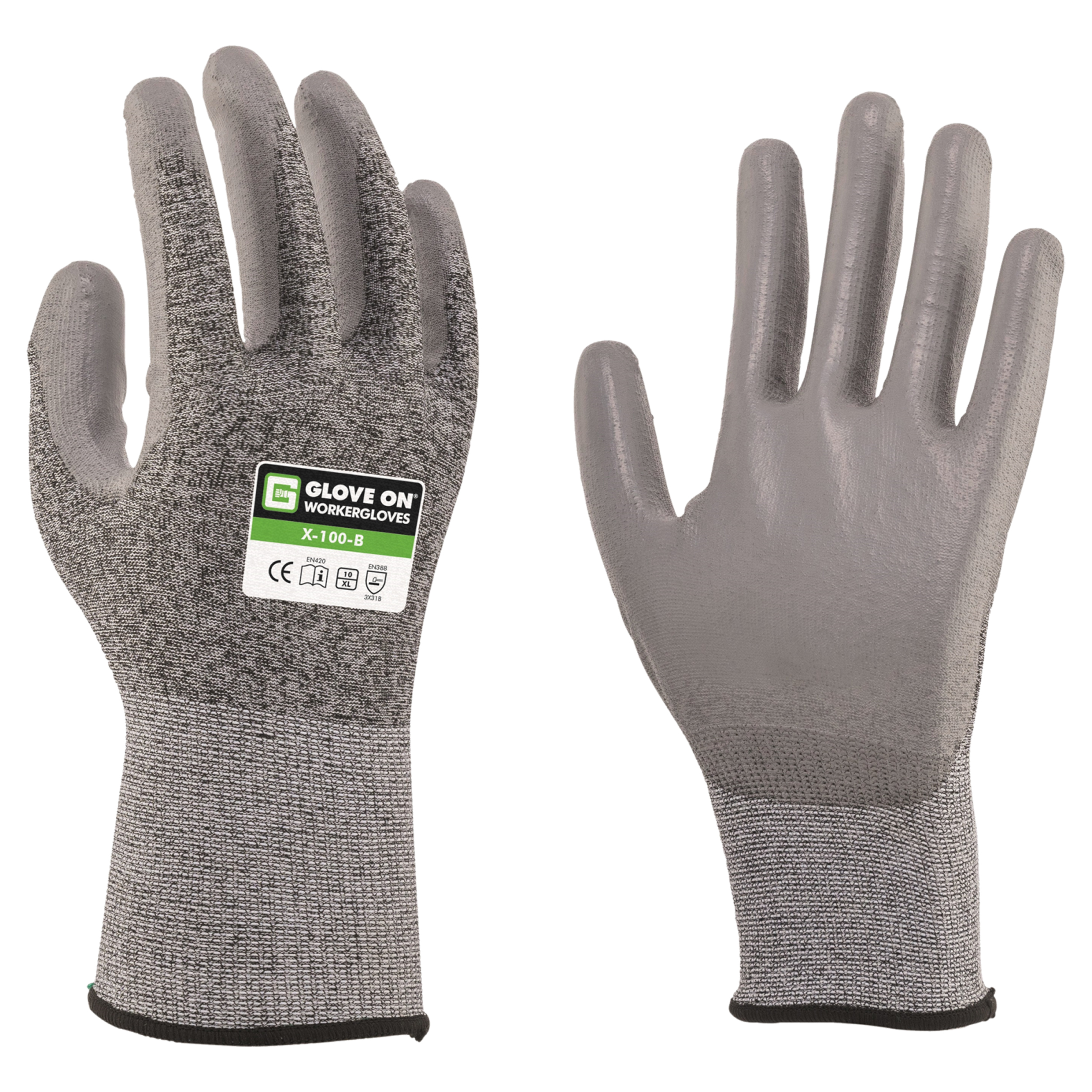 21.080.40 Glove On  handschoen protect .X100B 10/XL  10