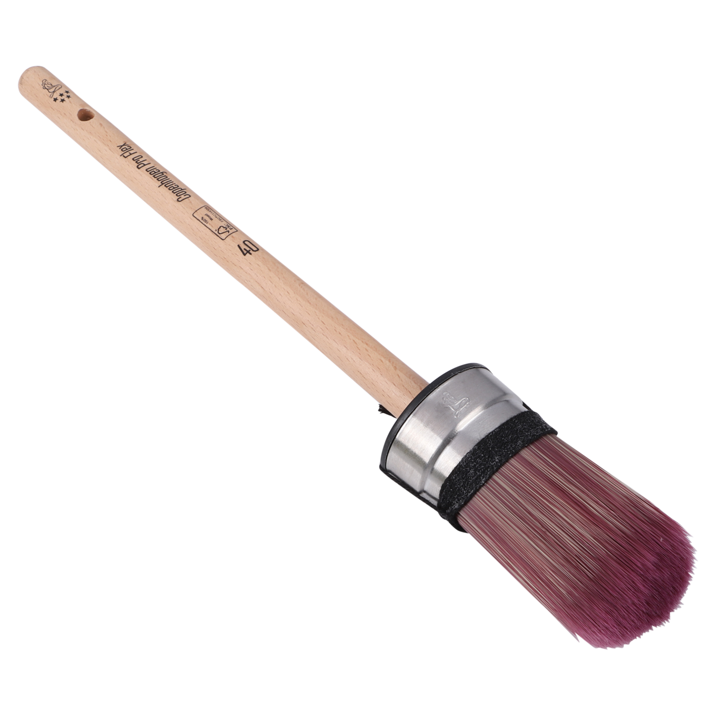 23.120.40 Copenhagen Pro Flex ovale kwast ***** - synthetisch haar  40