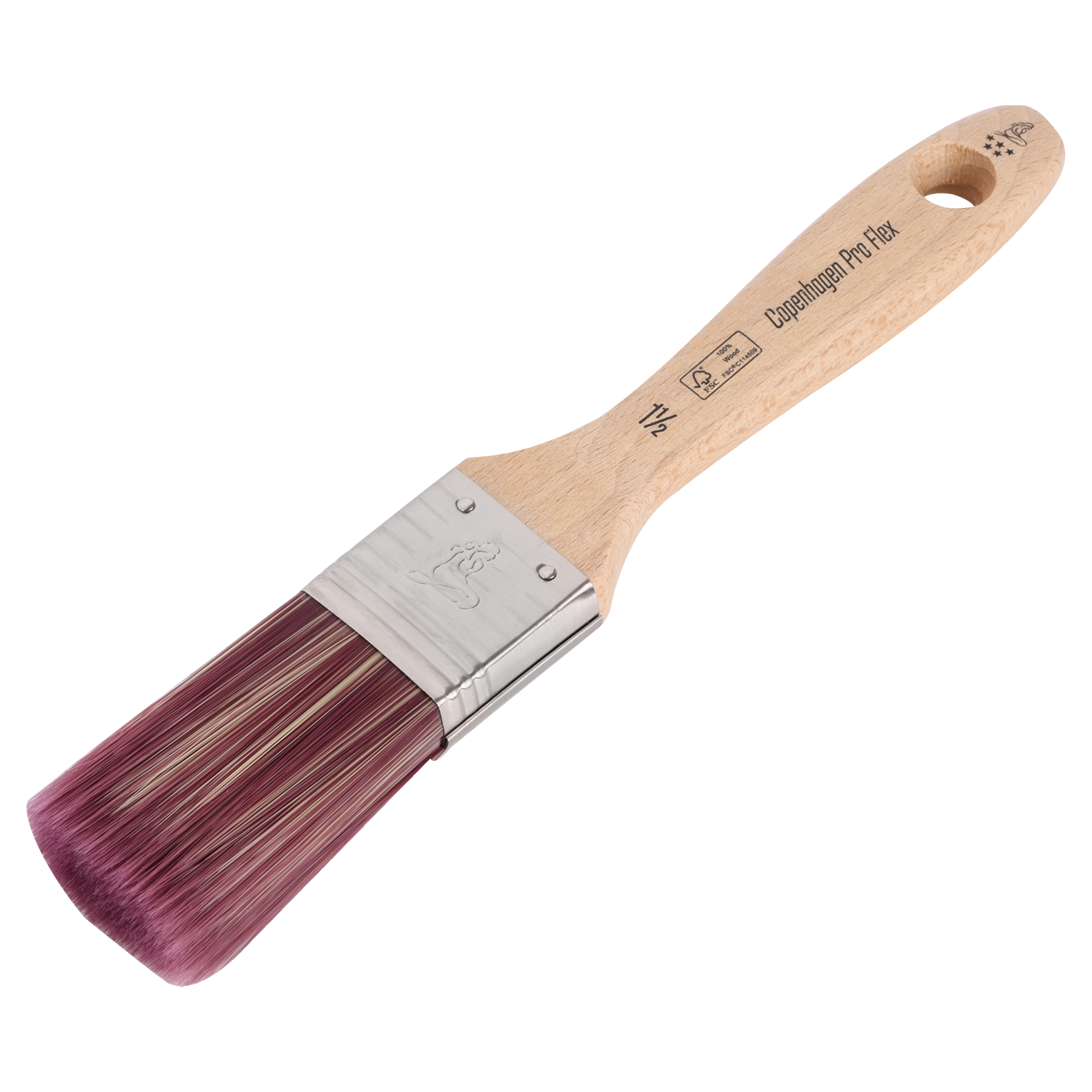 23.200.15 Copenhagen Pro Flex platte kwast ***** - synthetisch haar  1½