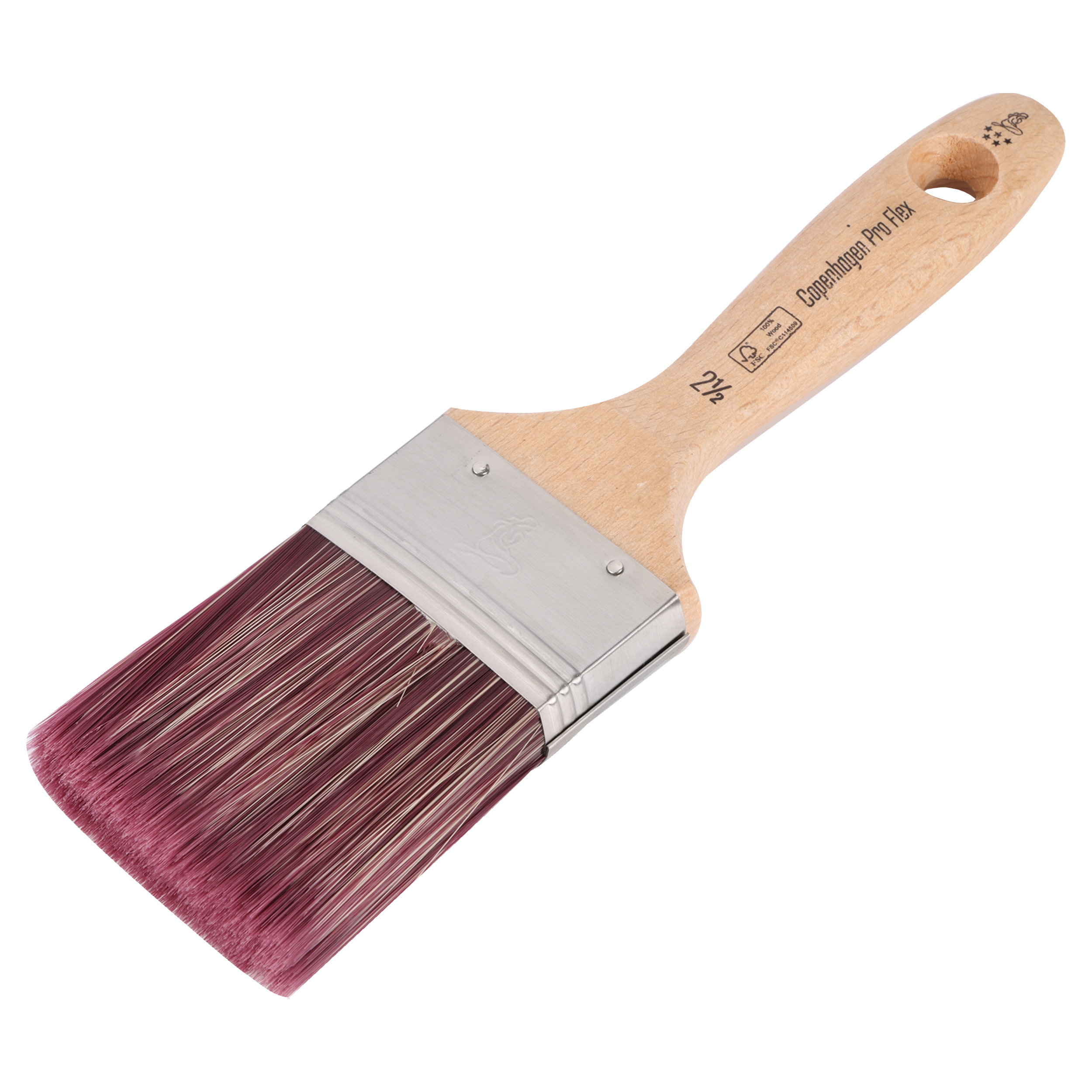 23.200.25 Copenhagen Pro Flex platte kwast ***** - synthetisch haar  2½