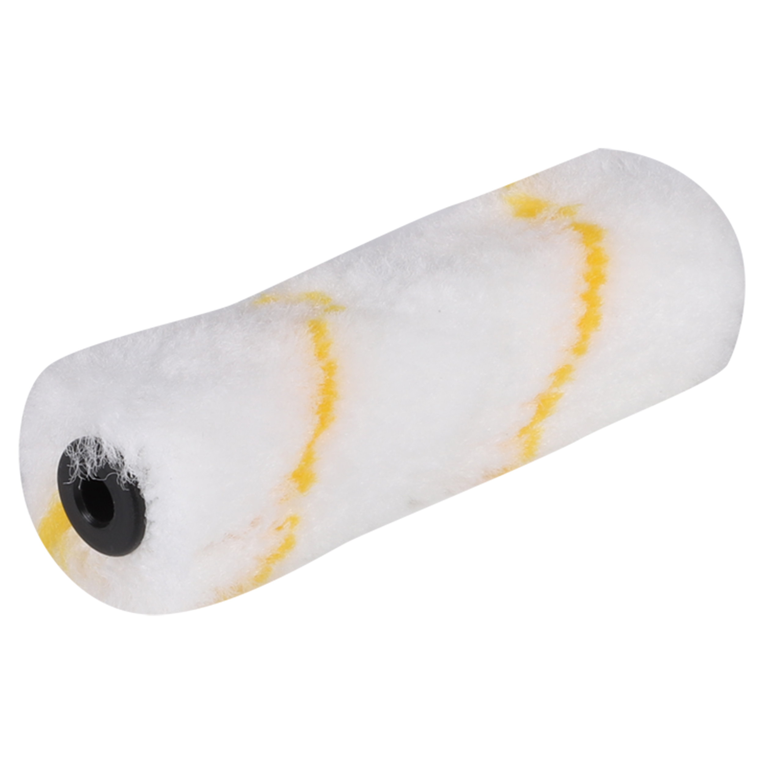 23.300.22 Copenhagen Pro  muurverfroller perlon ***** - 12 mm poolhoogte wit/geel 10 cm