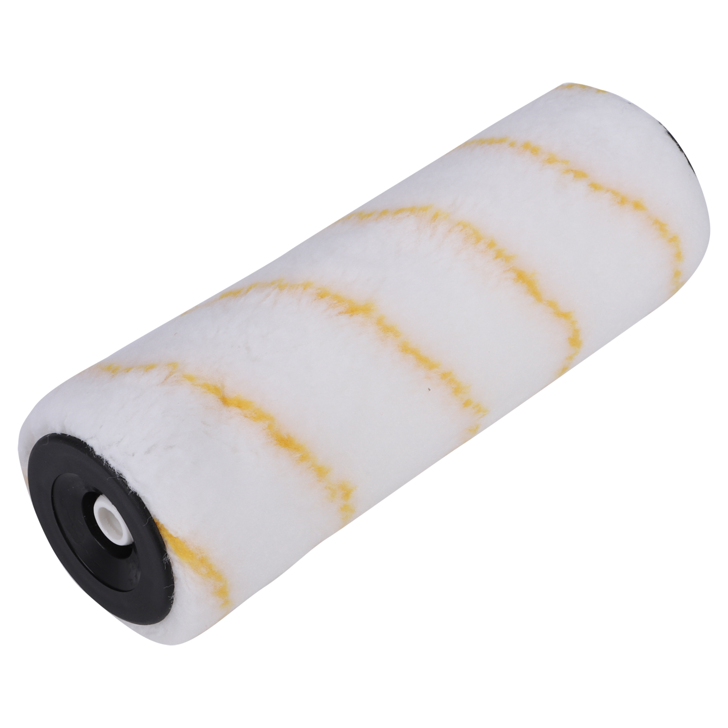 23.300.26 Copenhagen Pro  muurverfroller perlon ***** - 12 mm poolhoogte wit/geel 18 cm
