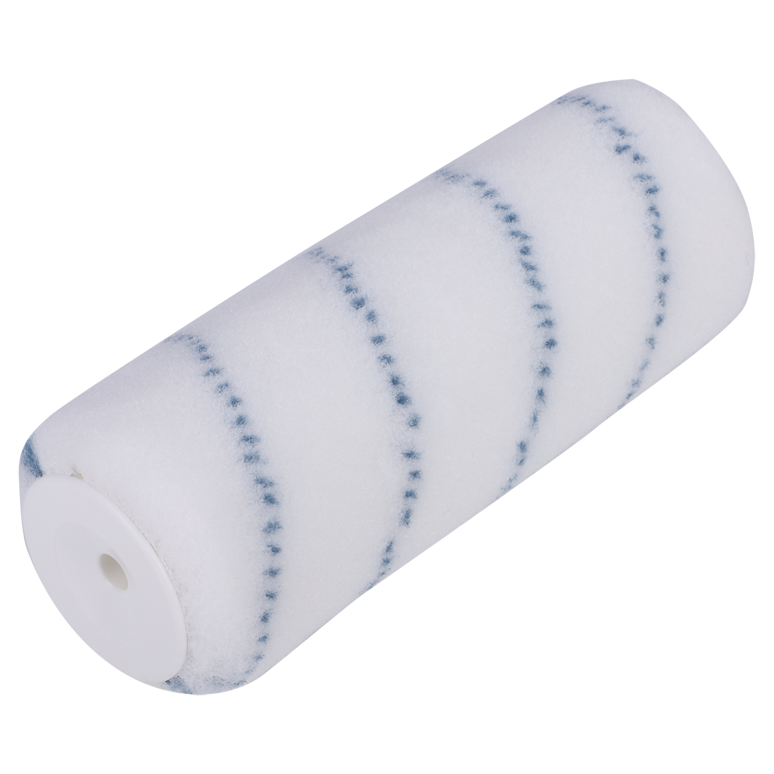 23.310.16 Copenhagen Pro  aflakroller nylon ***** - 11 mm poolhoogte wit/blauw 18 cm