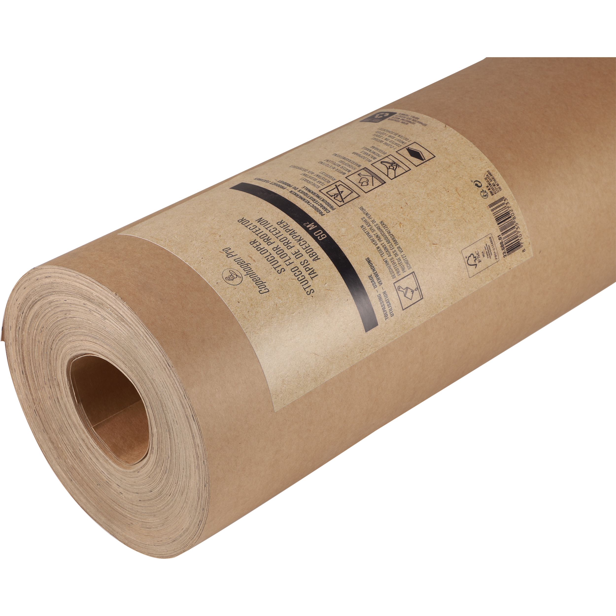 23.600.01 Copenhagen Pro  stucloper scheurvast - 1-zijdig gecoat grijs 60 m²