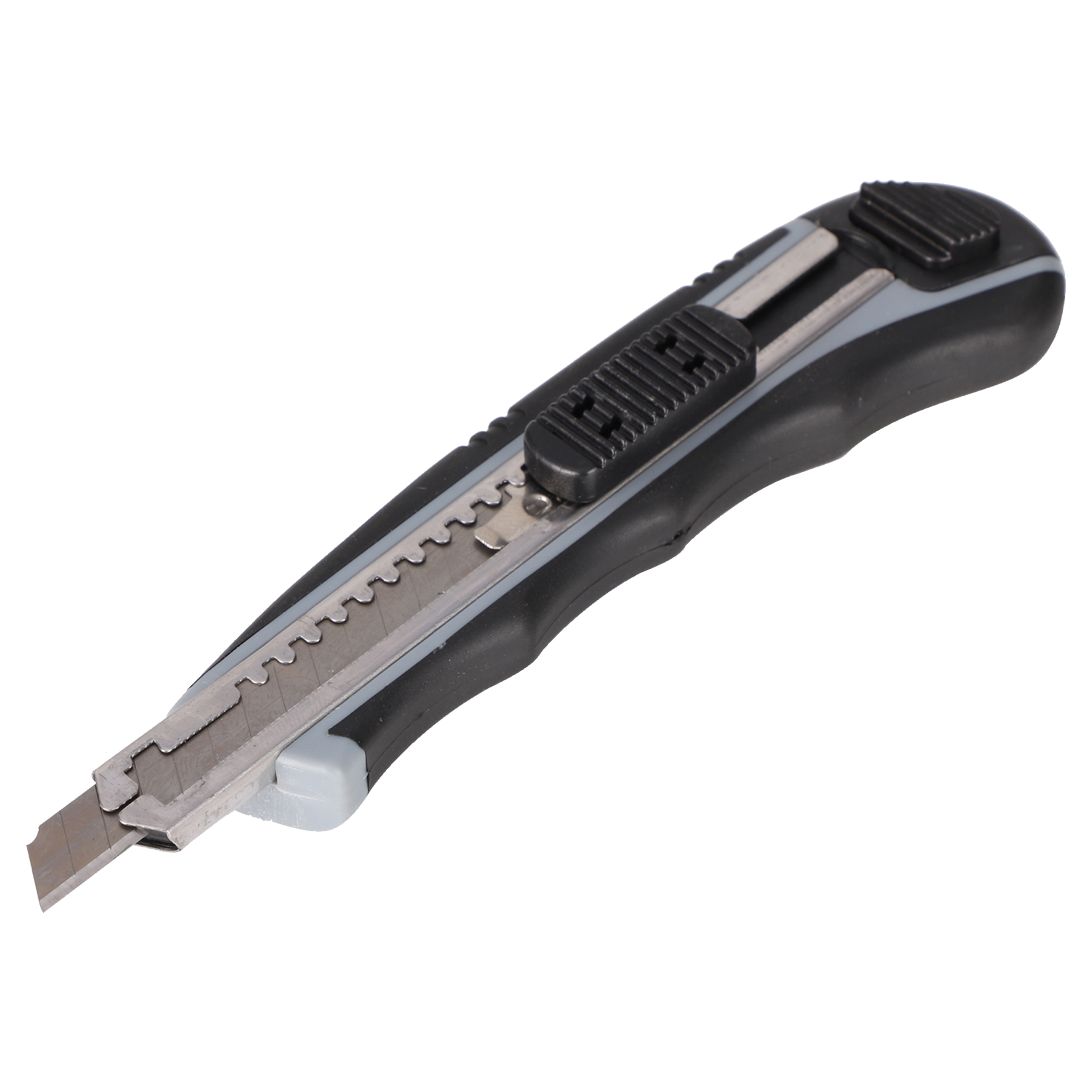 23.701.00 Copenhagen Pro  afbreekmes met slot en softgrip handvat - incl 5 reservemessen  9 mm