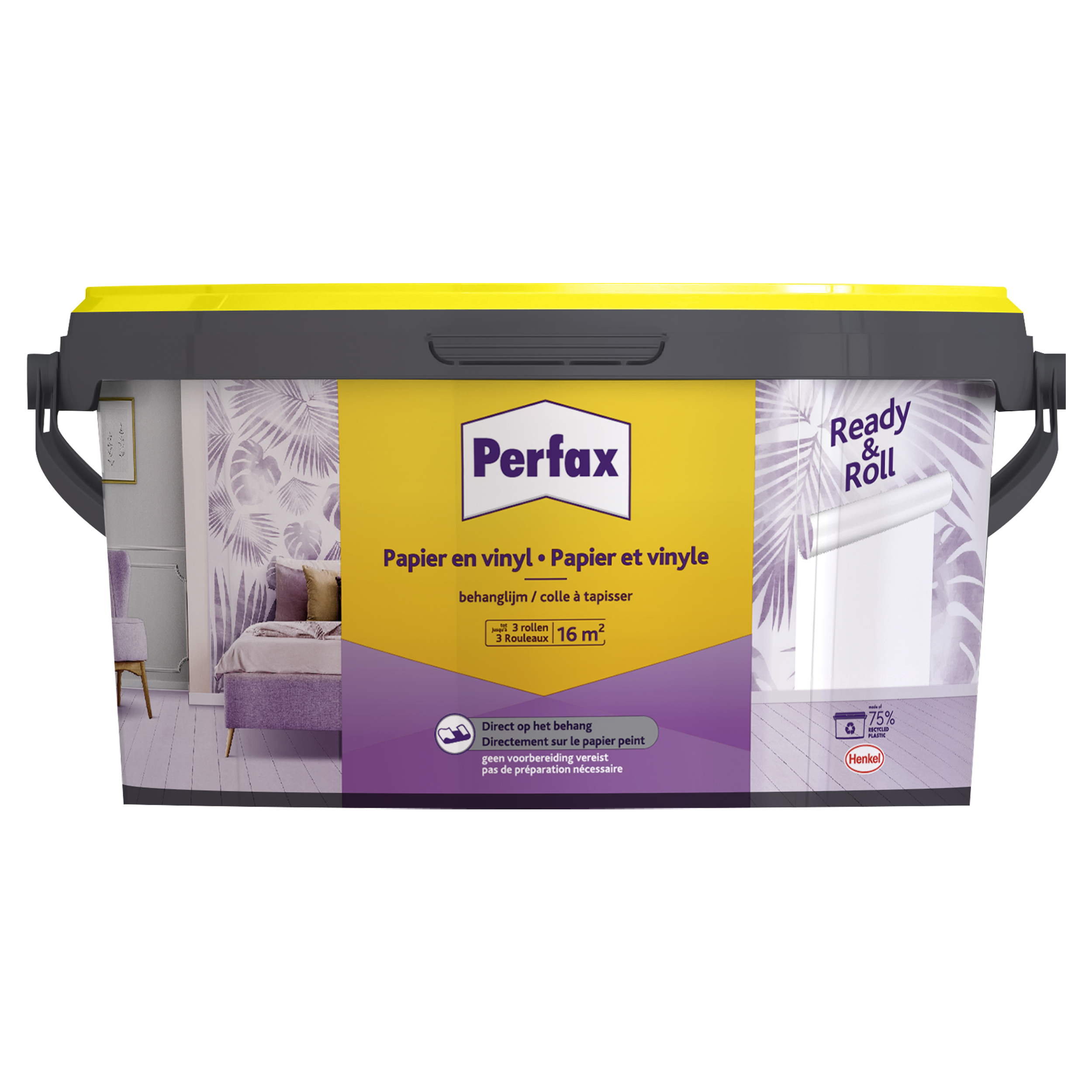 24.901.86 Perfax  behanglijm papier/vinyl - Ready & Roll  2.25 kg