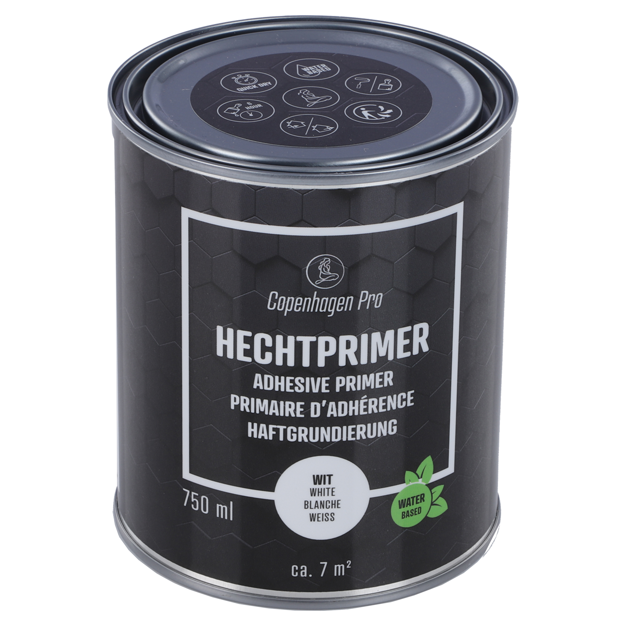 25.000.04 Copenhagen Pro  hechtprimer voor binnen en buiten - 750 ml wit 