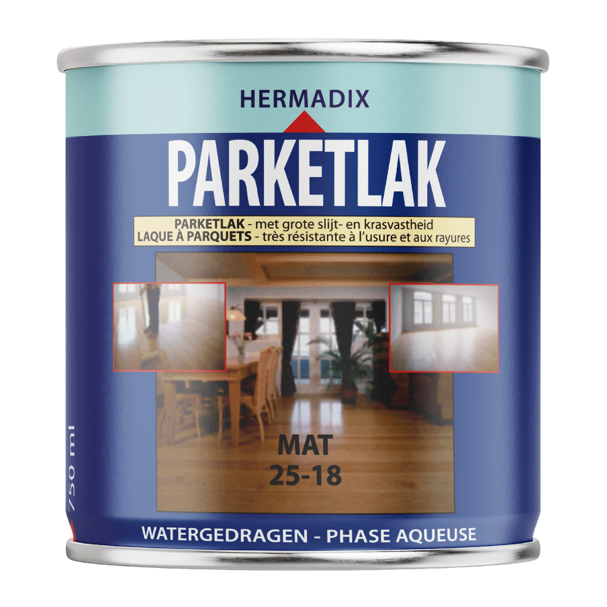 25.742.01 Hermadix  parketlak mat - 750 ml 25-18 