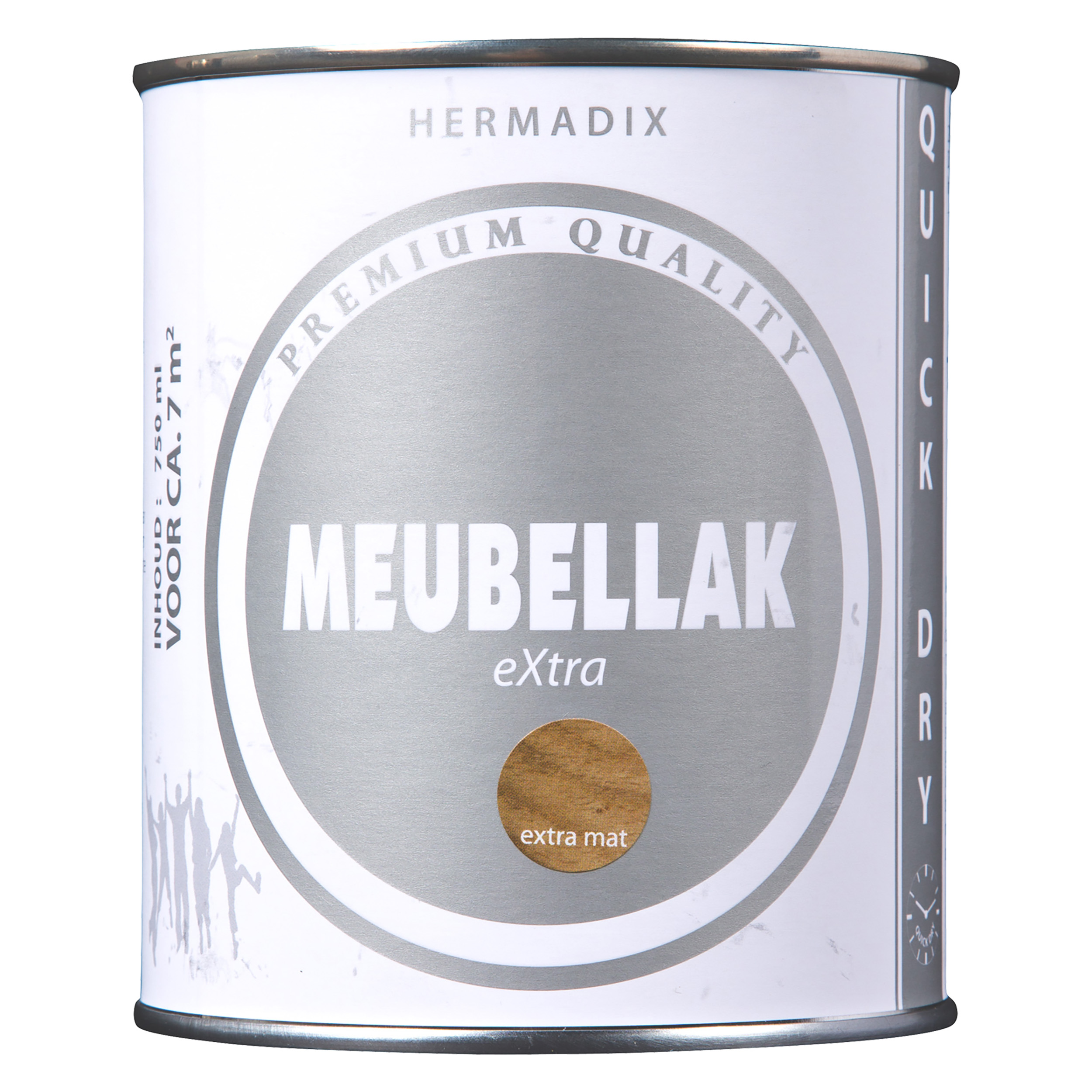 25.750.51 Hermadix  meubellak extra mat - 750 ml  