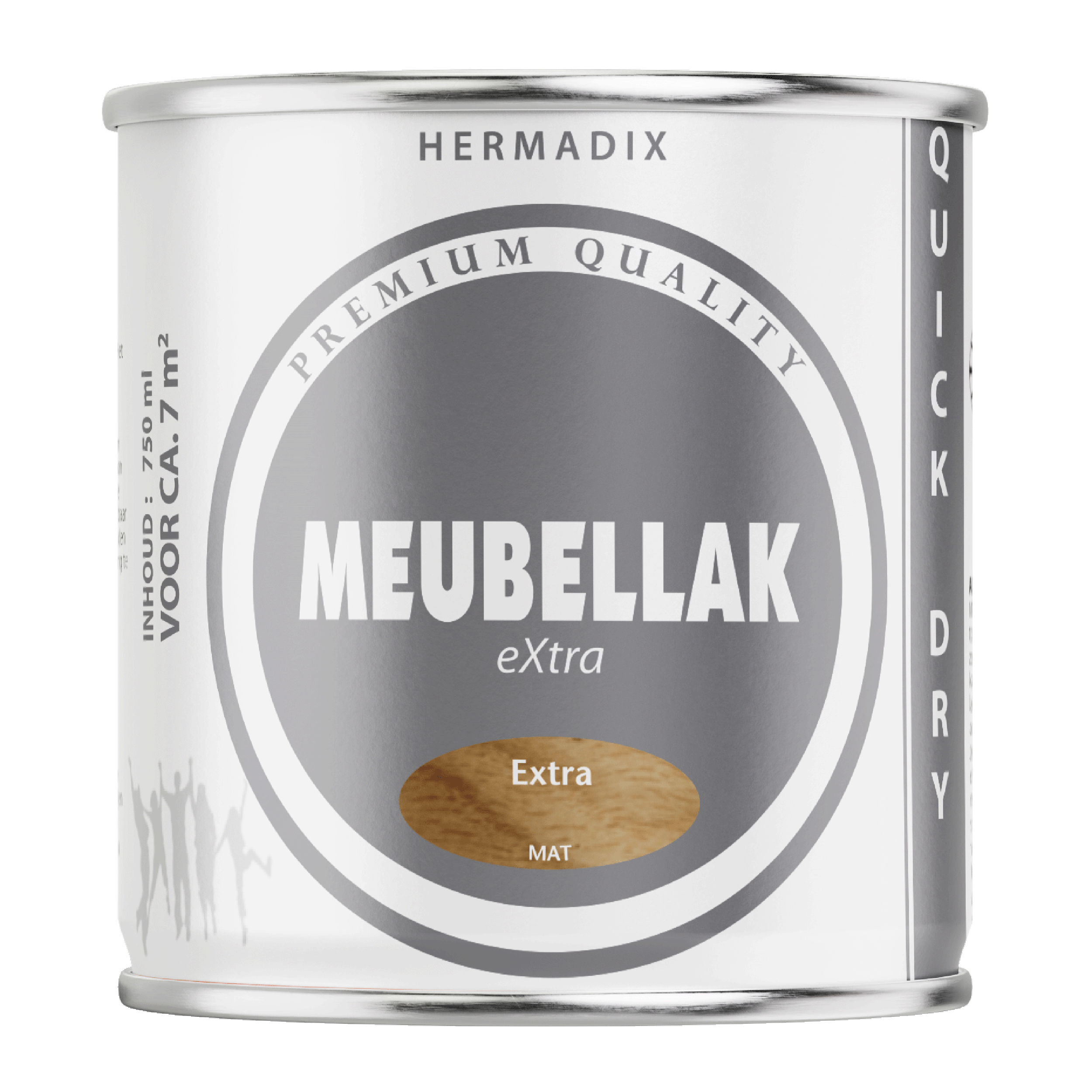 25.750.51 Hermadix  meubellak extra mat - 750 ml  