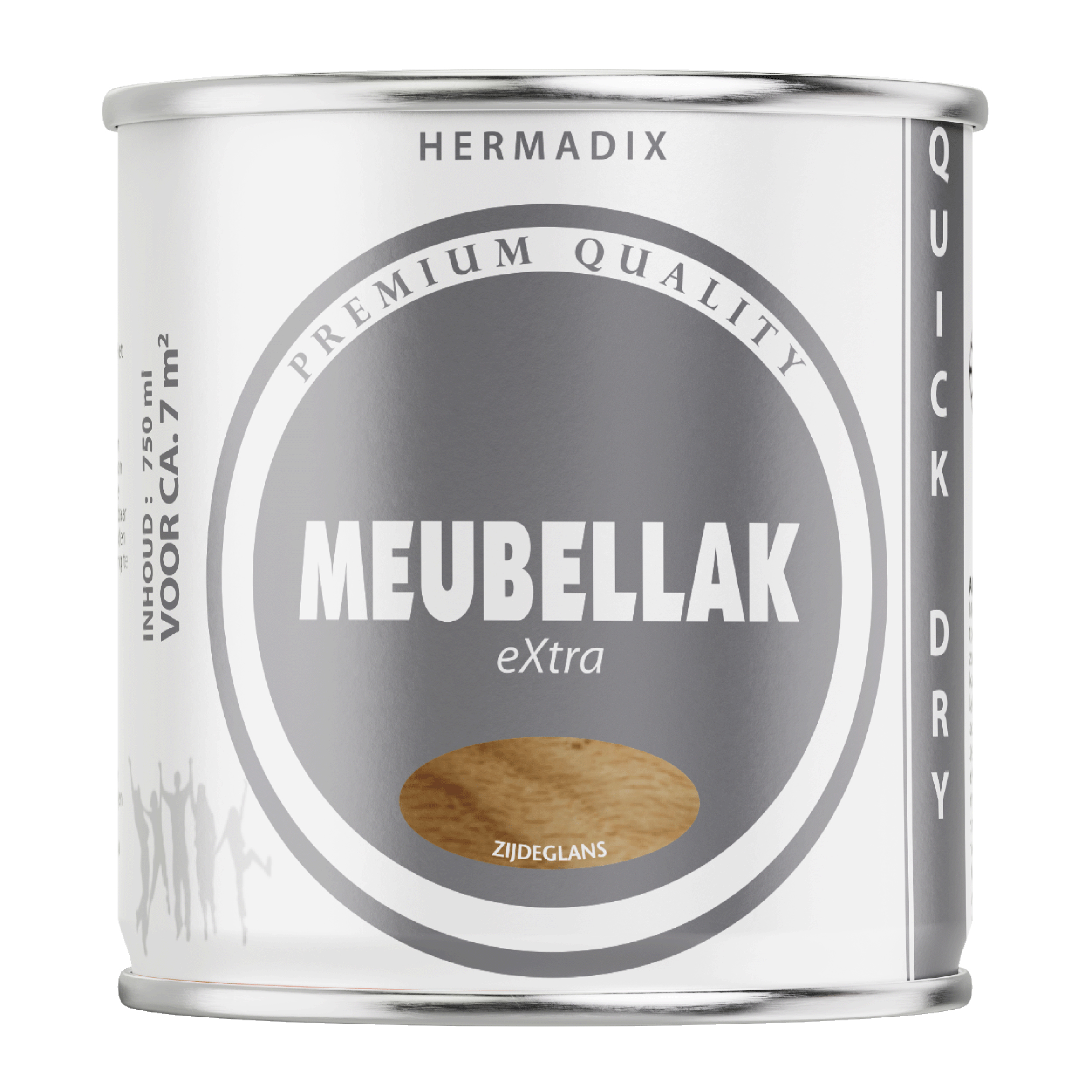 25.750.61 Hermadix  meubellak extra zijdeglans - 750 ml  