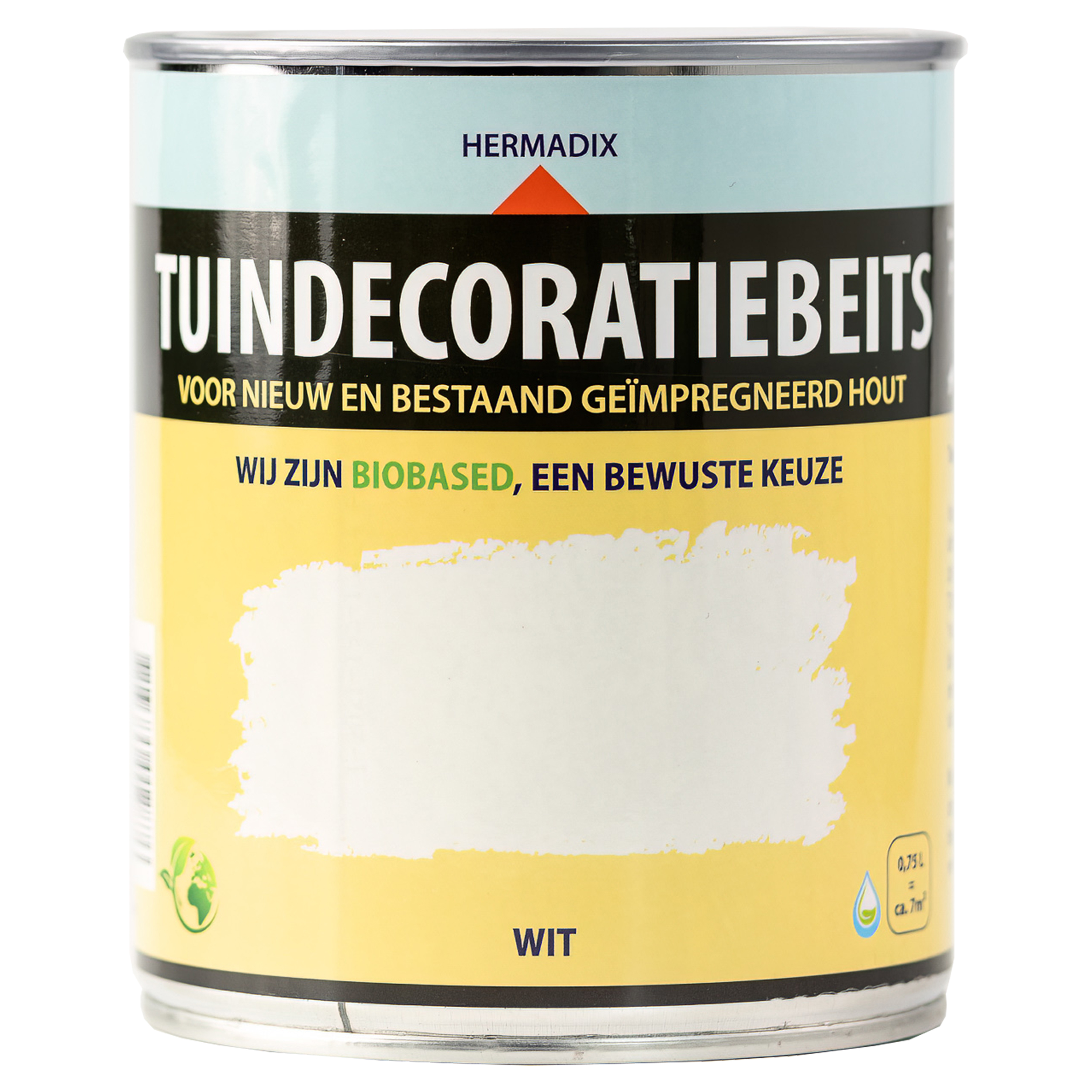 25.870.51 Hermadix  tuindecoratiebeits 750 ml wit 