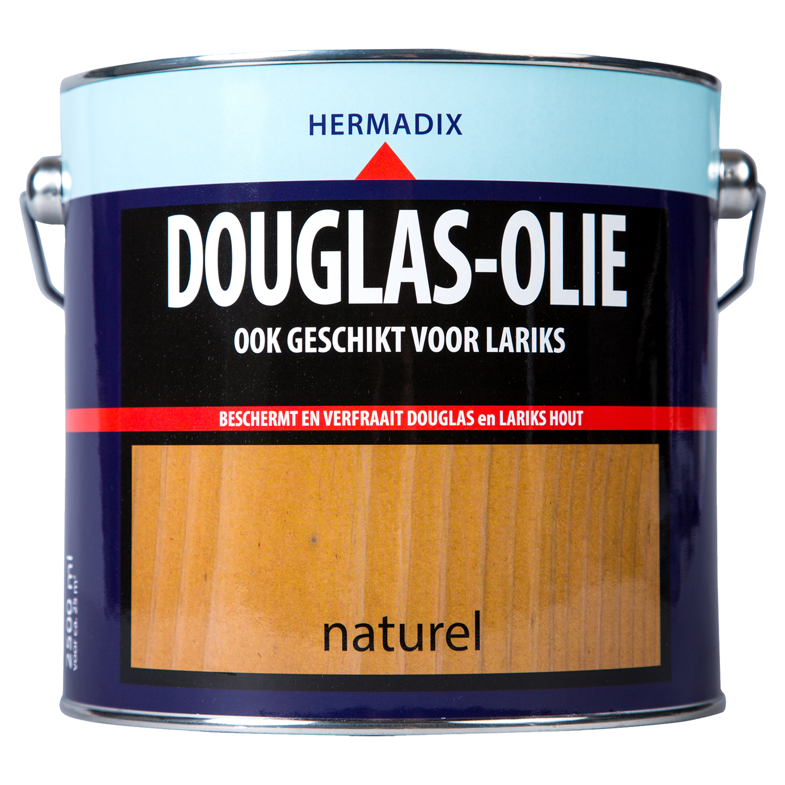 25.895.02 Hermadix  douglas-olie mat - 2500 ml - naturel