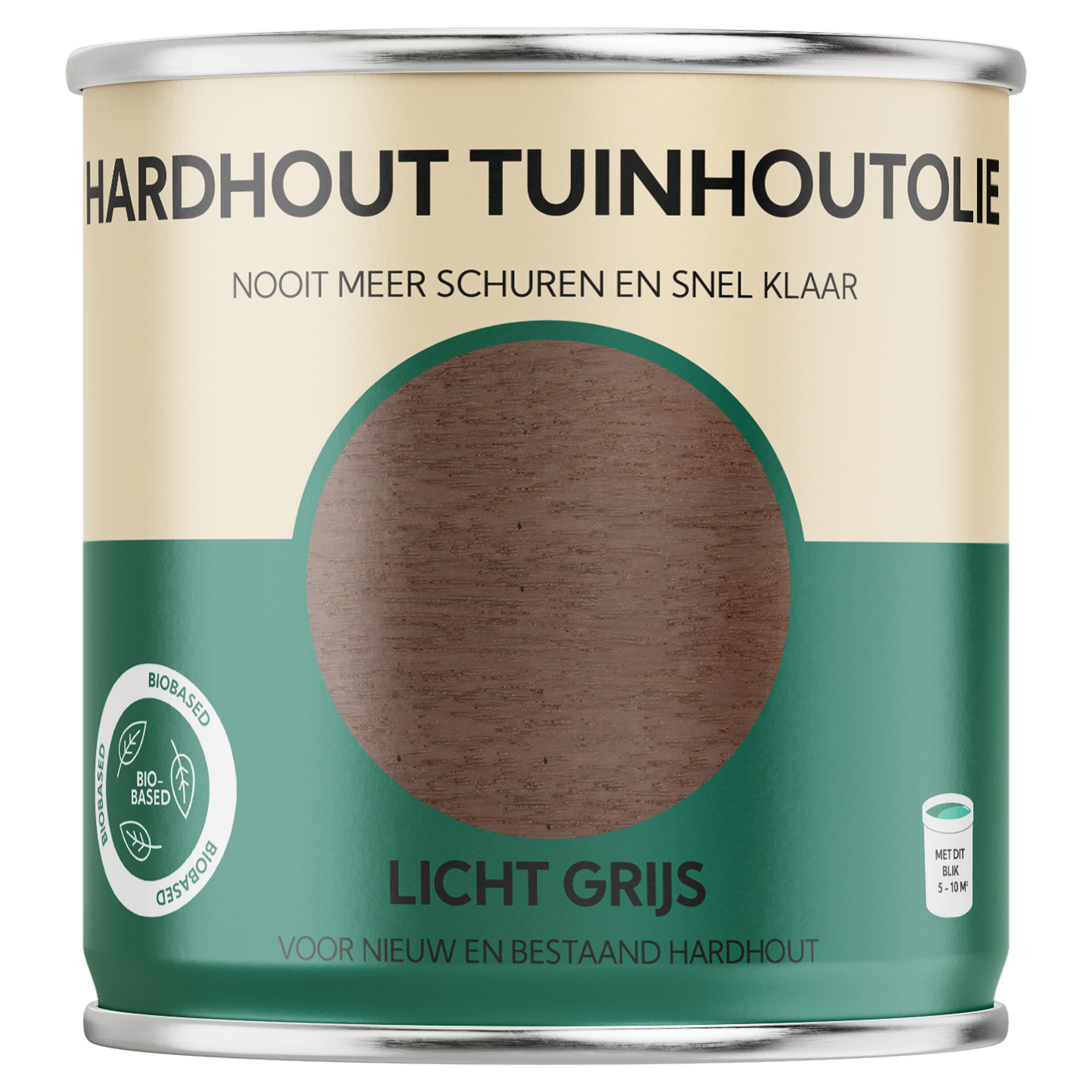 25.931.01 Tuinhoutolie  hardhoutolie 750 ml licht grijs 