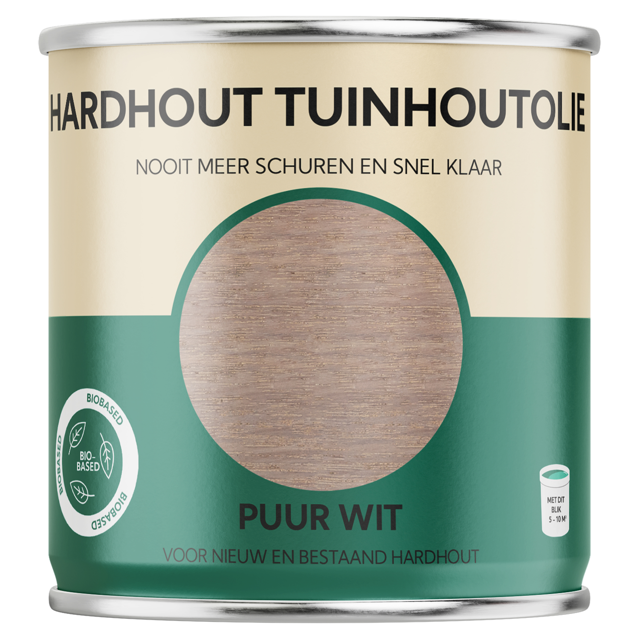 25.932.01 Tuinhoutolie  hardhoutolie 750 ml puur wit 