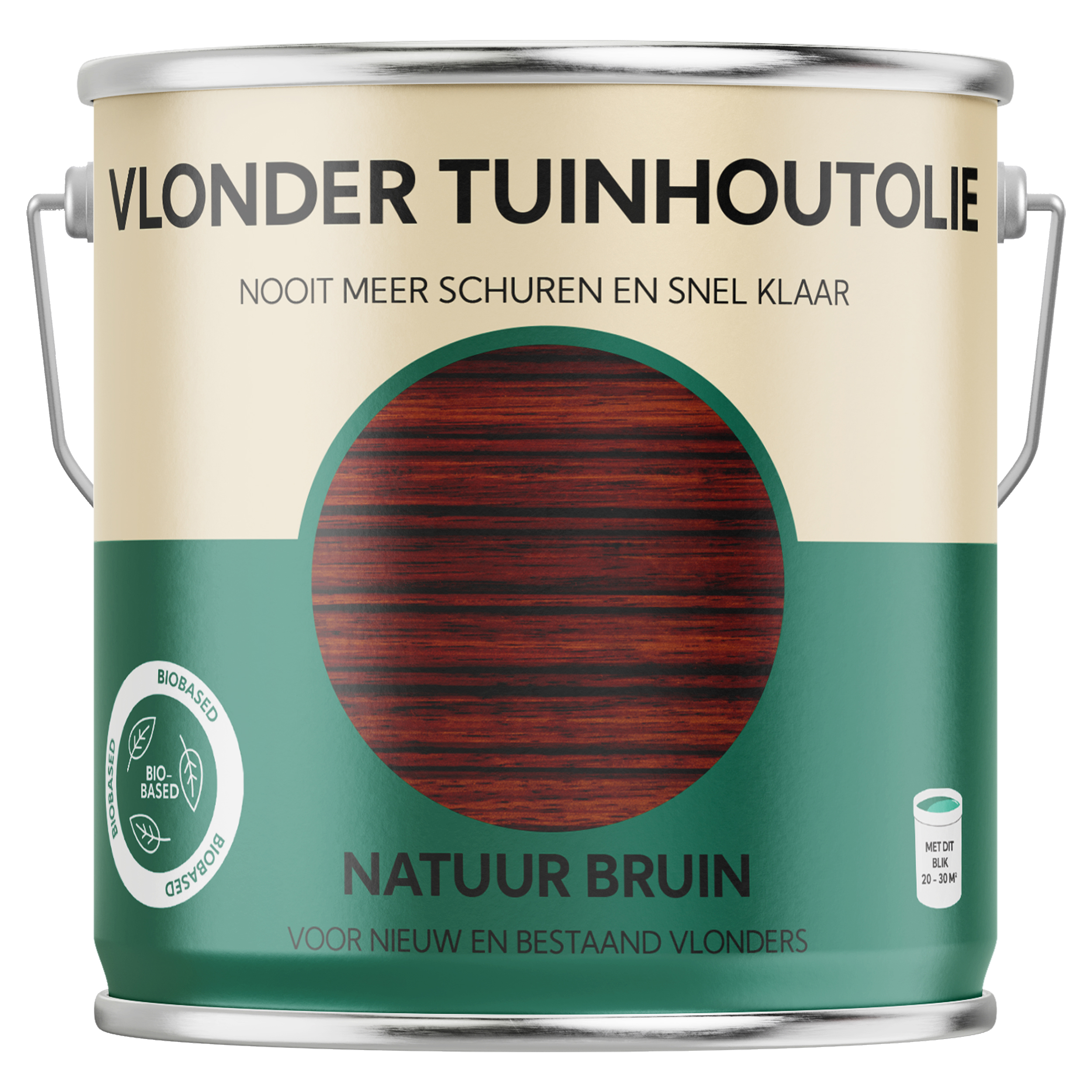 25.960.02 Tuinhoutolie  vlonderolie 2500 ml natuur bruin 