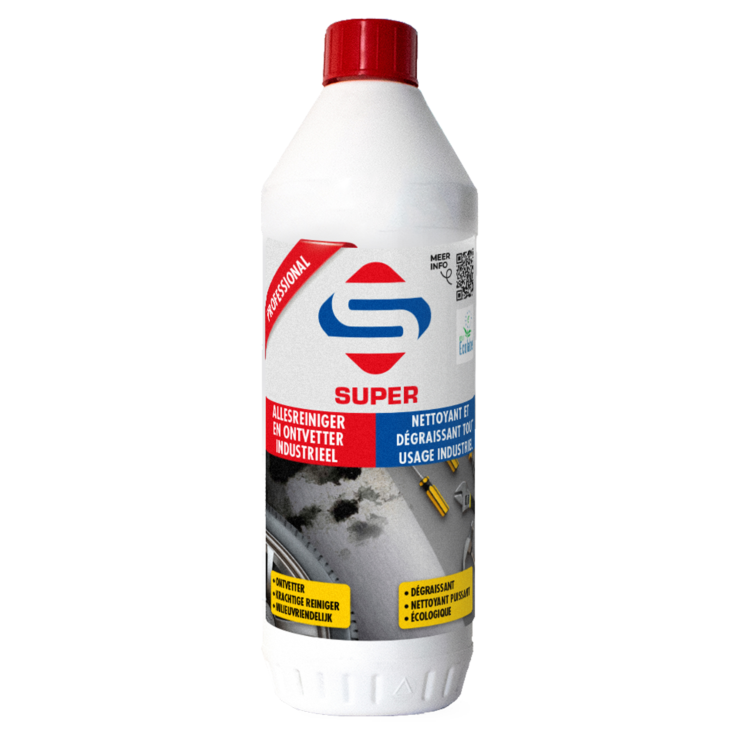 26.000.04 SuperCleaners  allesreiniger/ontvetter industrieel  1 L