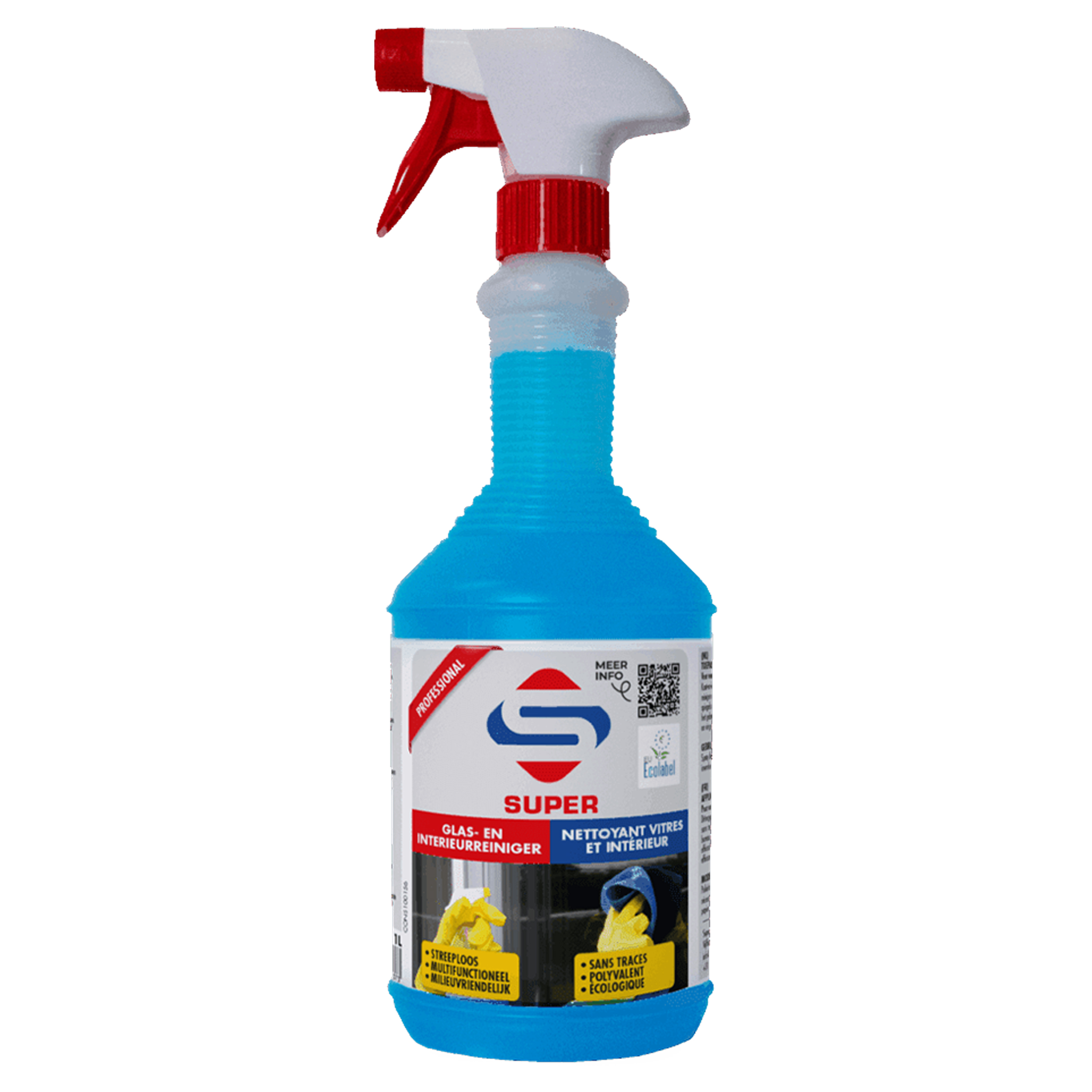 26.000.08 SuperCleaners  glas/interieurreiniger ECO  1 L