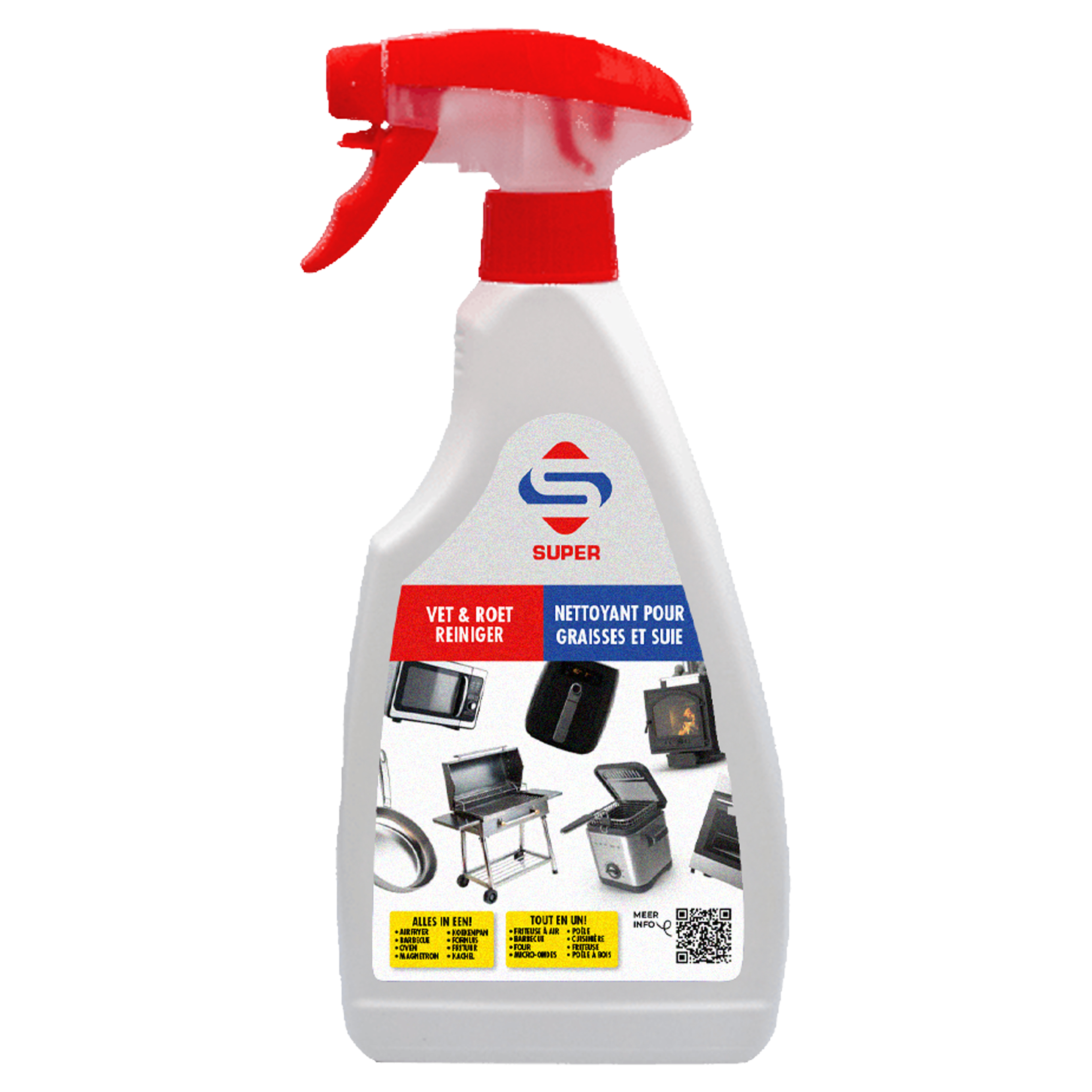 26.000.38 SuperCleaners  vet/roet reiniger   500 ml