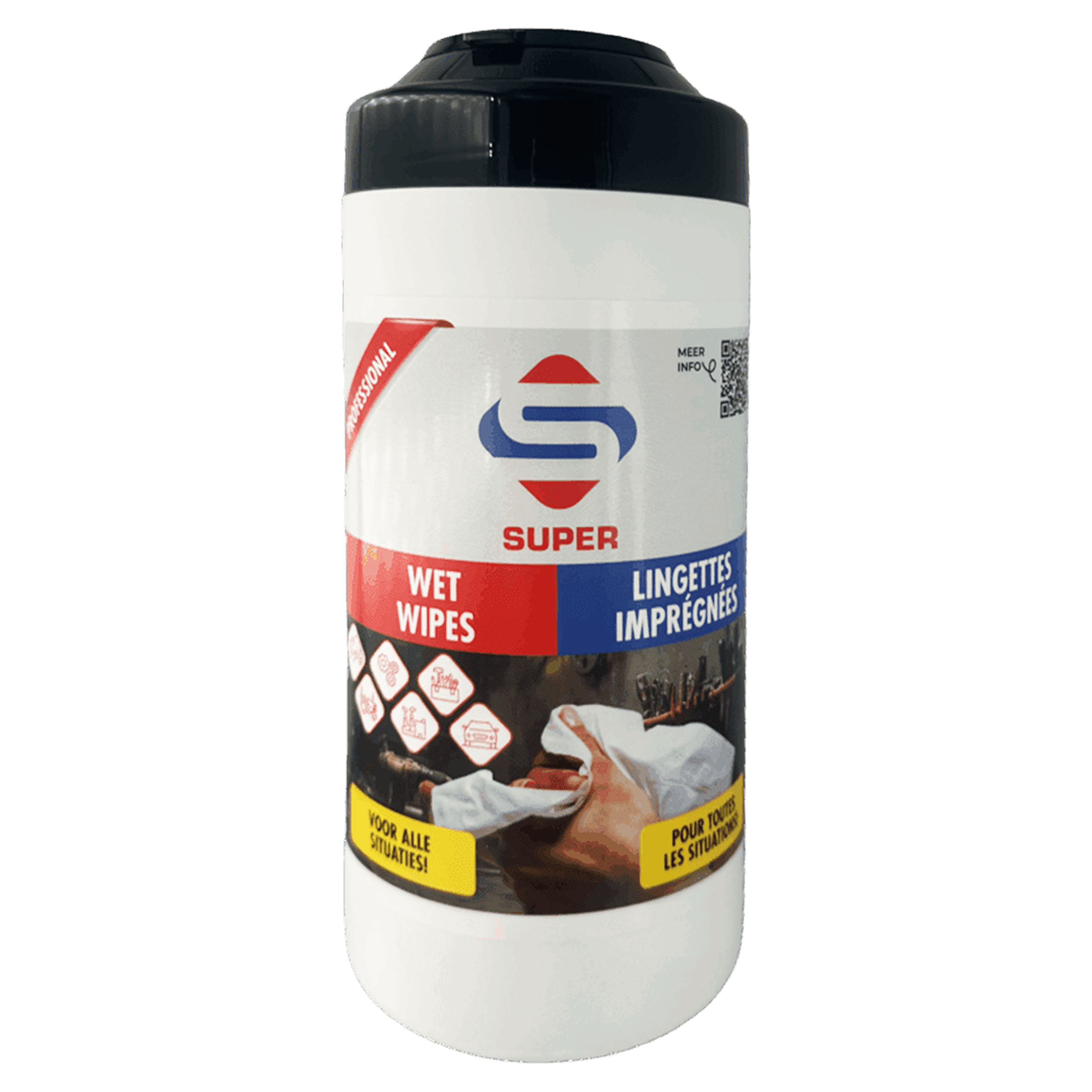 26.000.41 SuperCleaners  wet wipes-reinig/ontvet/hand   