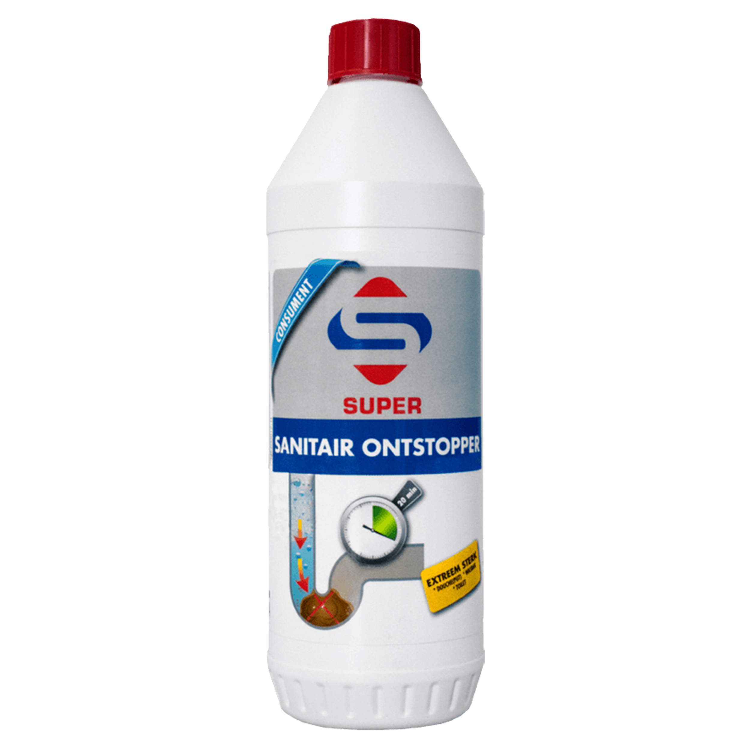 26.001.14 SuperCleaners  sanitair ontstopper   1 L