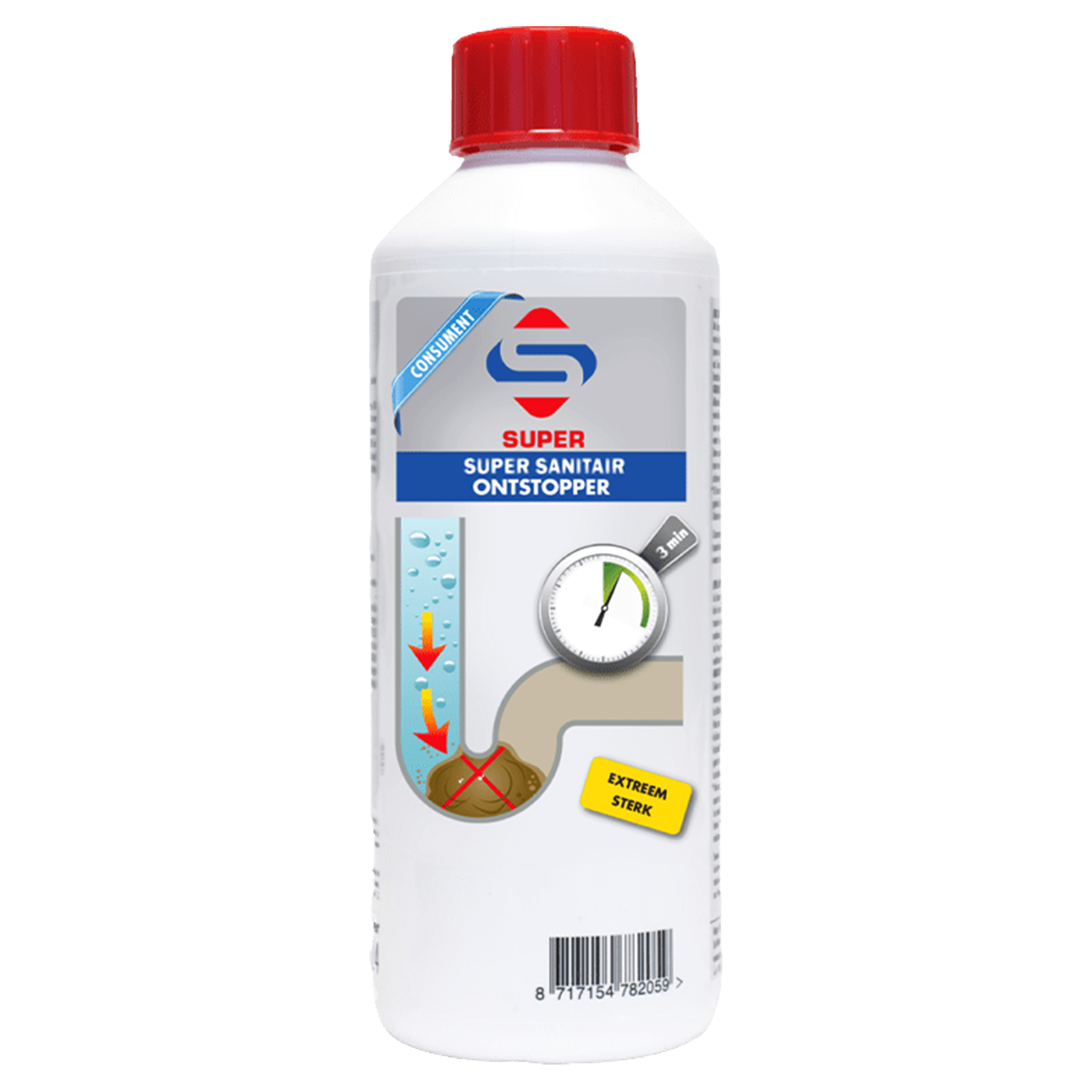 26.001.15 SuperCleaners  sanitair ontstopper   500 ml