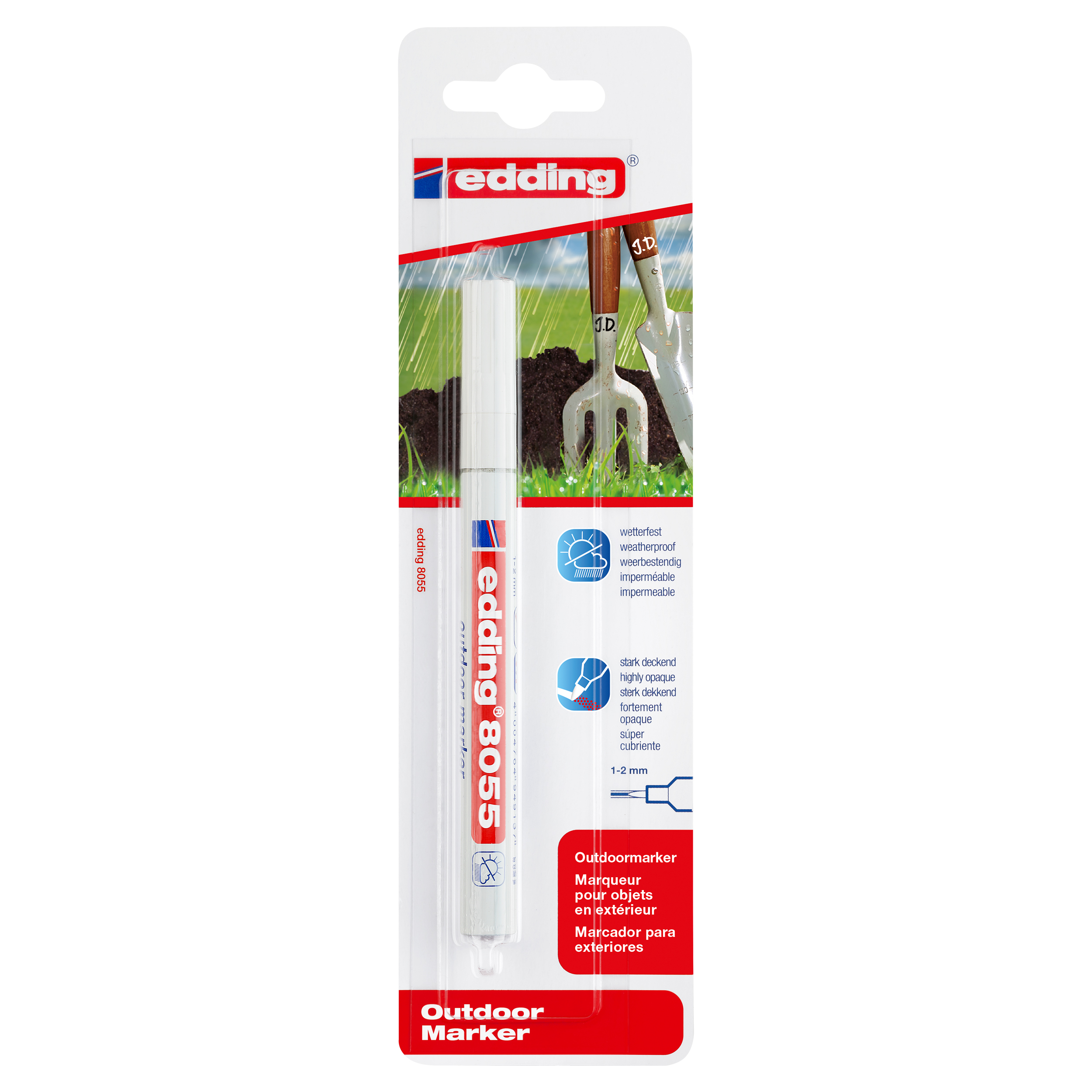 26.200.50 Edding  outdoor marker type 8055 wit 