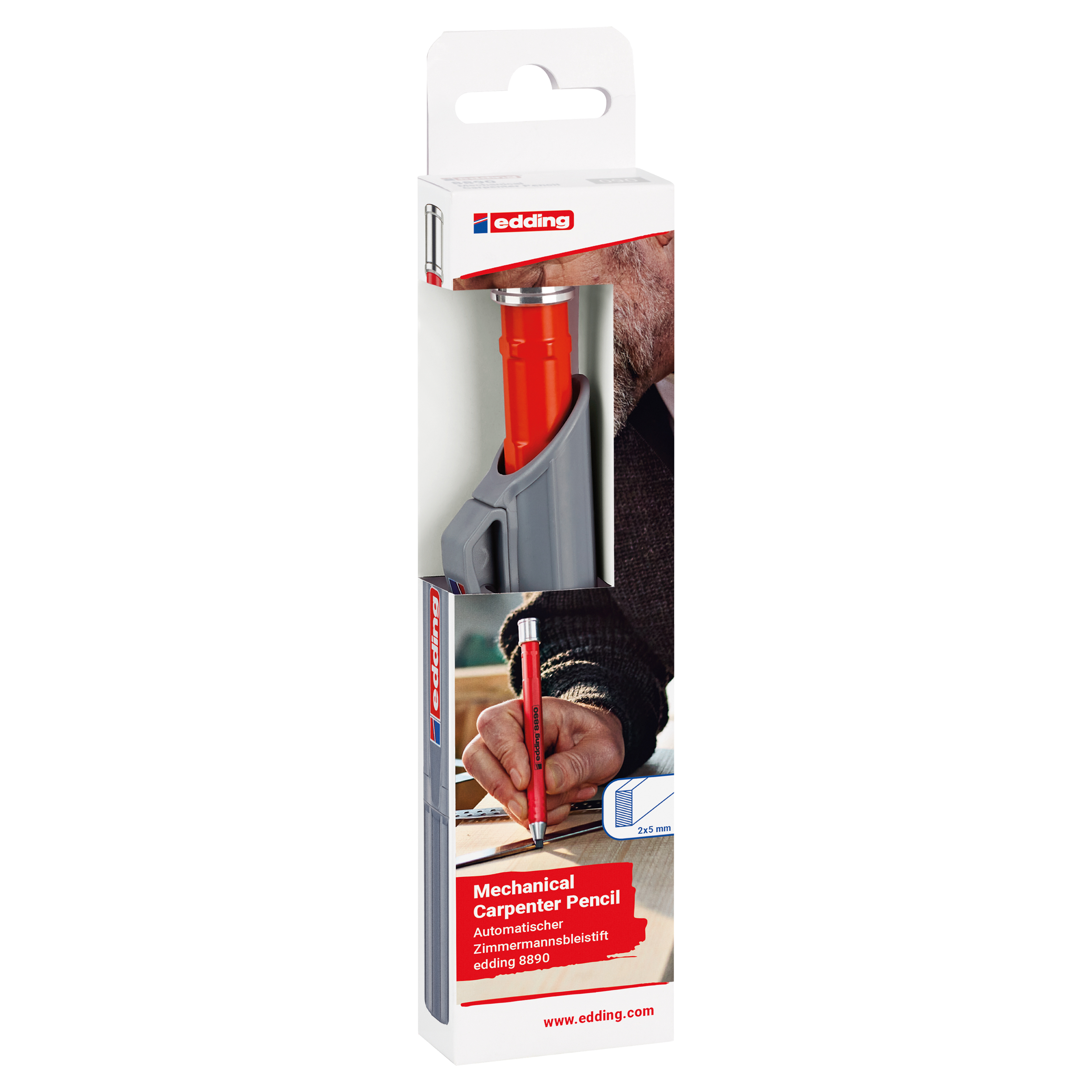 26.200.85 Edding  timmermansstift type 8890 - mechanisch - grafiet  