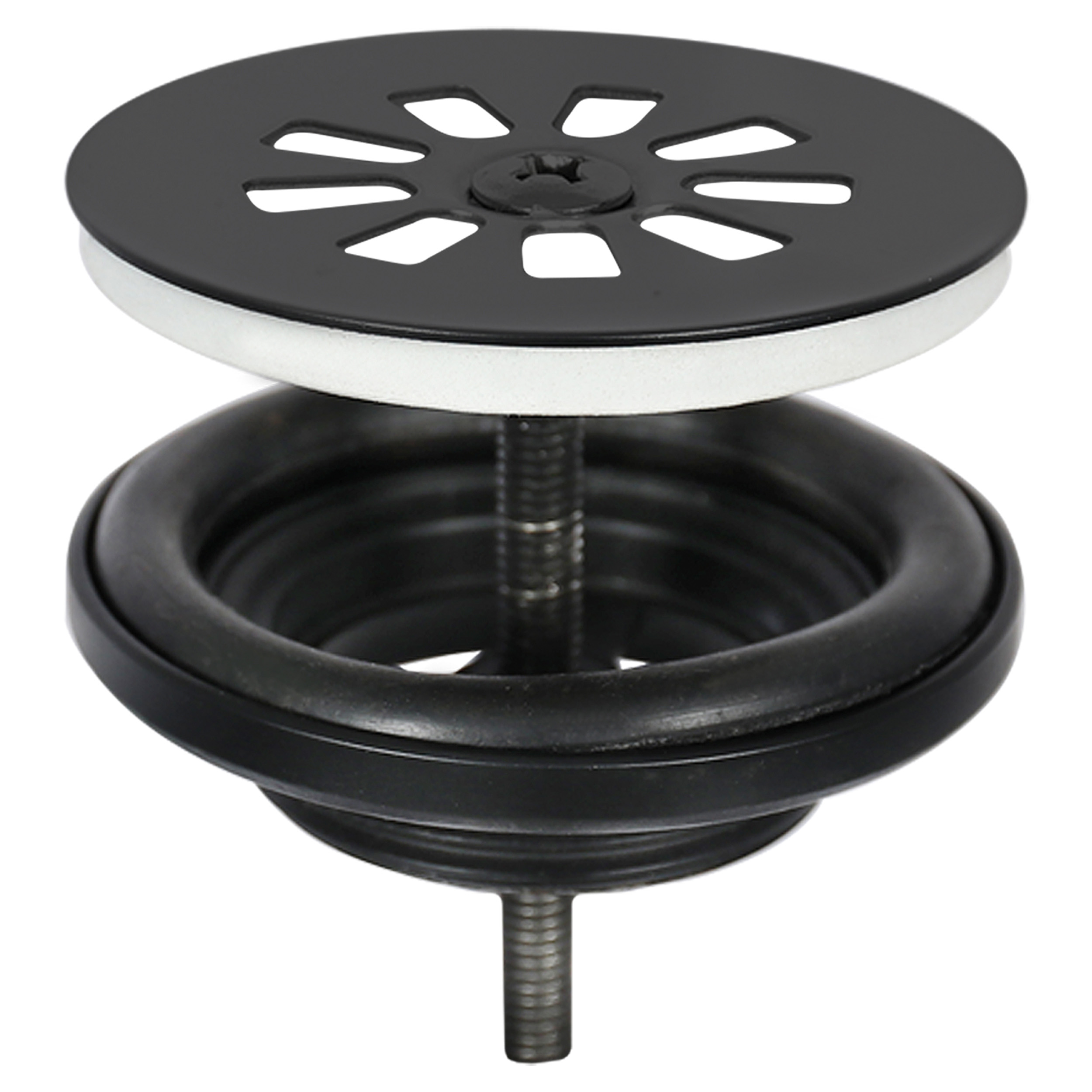 30.412.74 Differnz  afvoerplug  mat zwart 