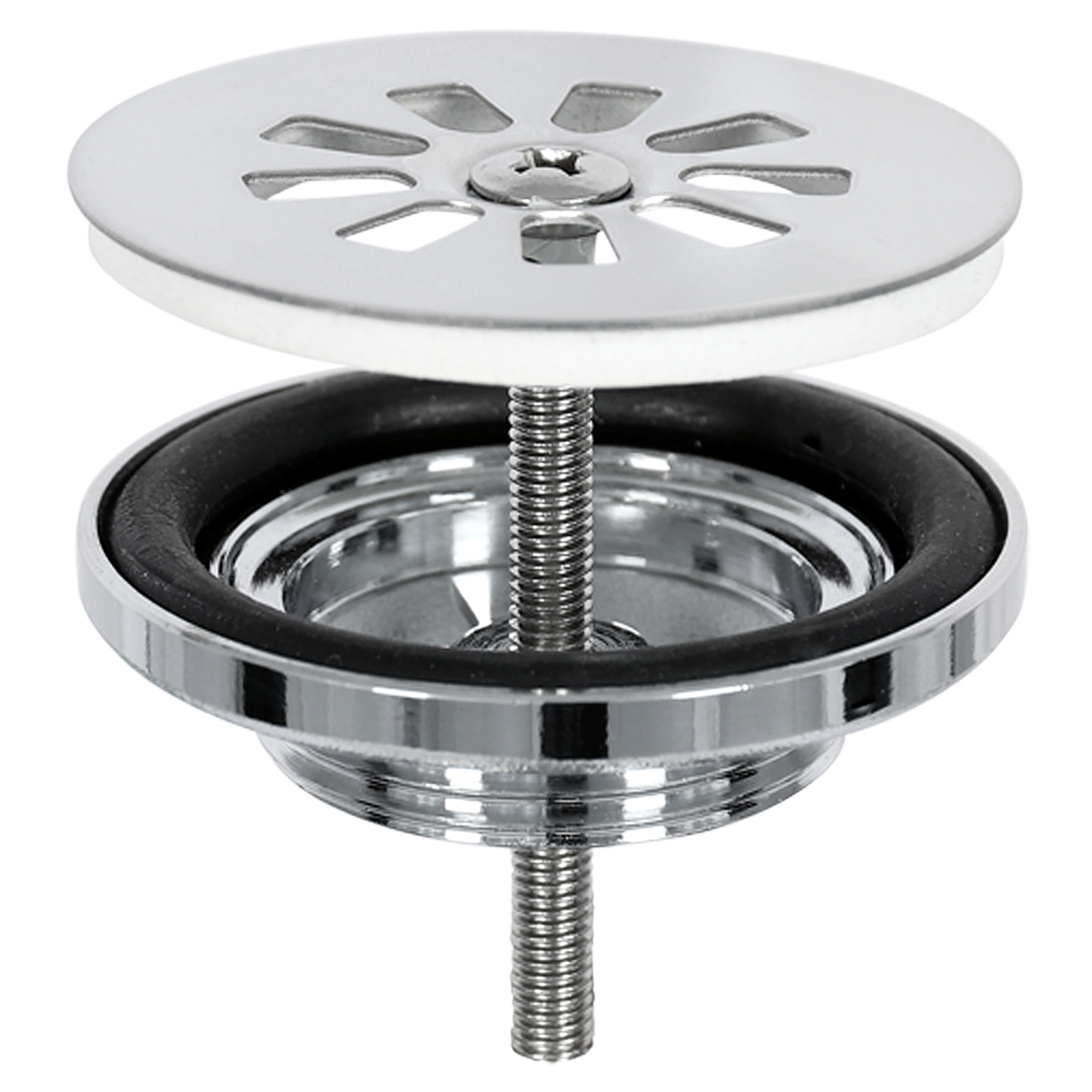 30.412.82 Differnz  afvoerplug  chroom 