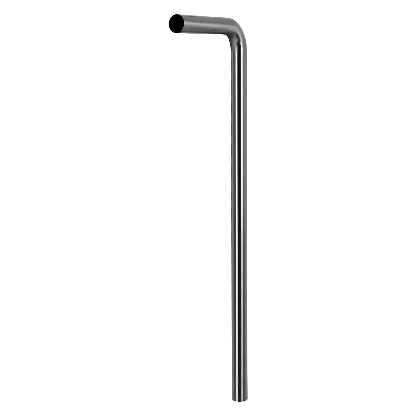 30.413.22 Differnz  vloerbuis diameter 32 mm gun metal 75 x 22 cm