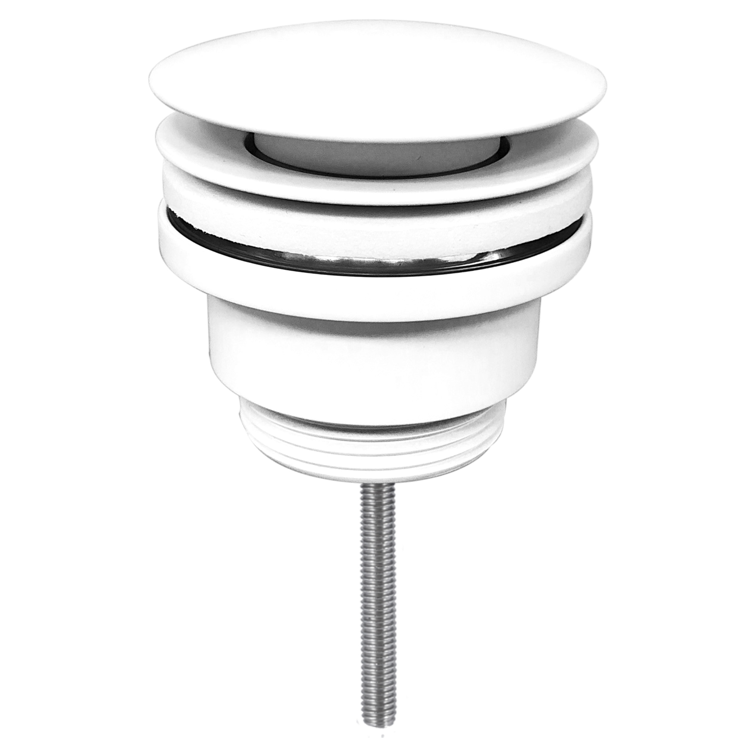 30.413.36 Differnz  afvoerplug push open - design mat wit 