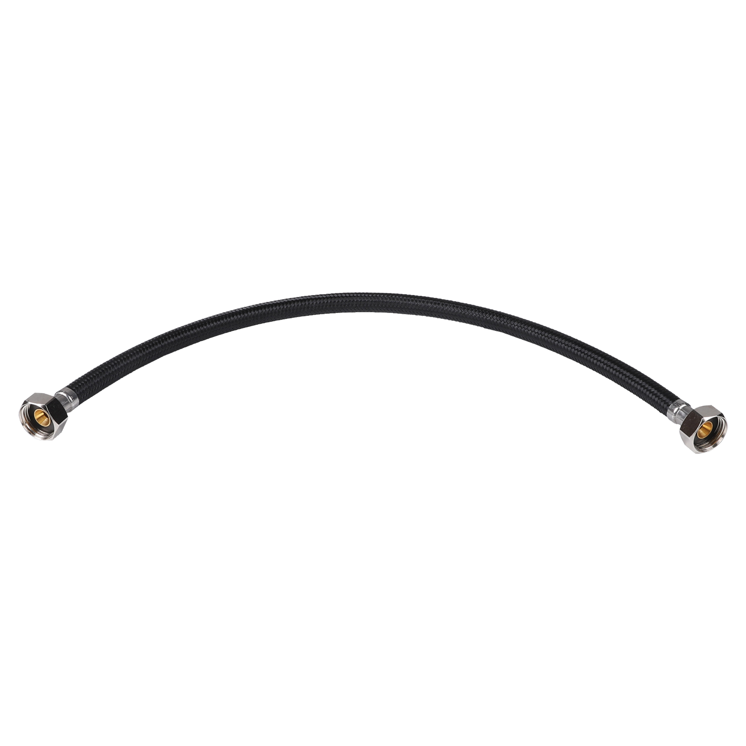 30.413.43 Differnz  aansluitslang flexibel - 3/8 inch naar 1/2 inch zwart 50 cm