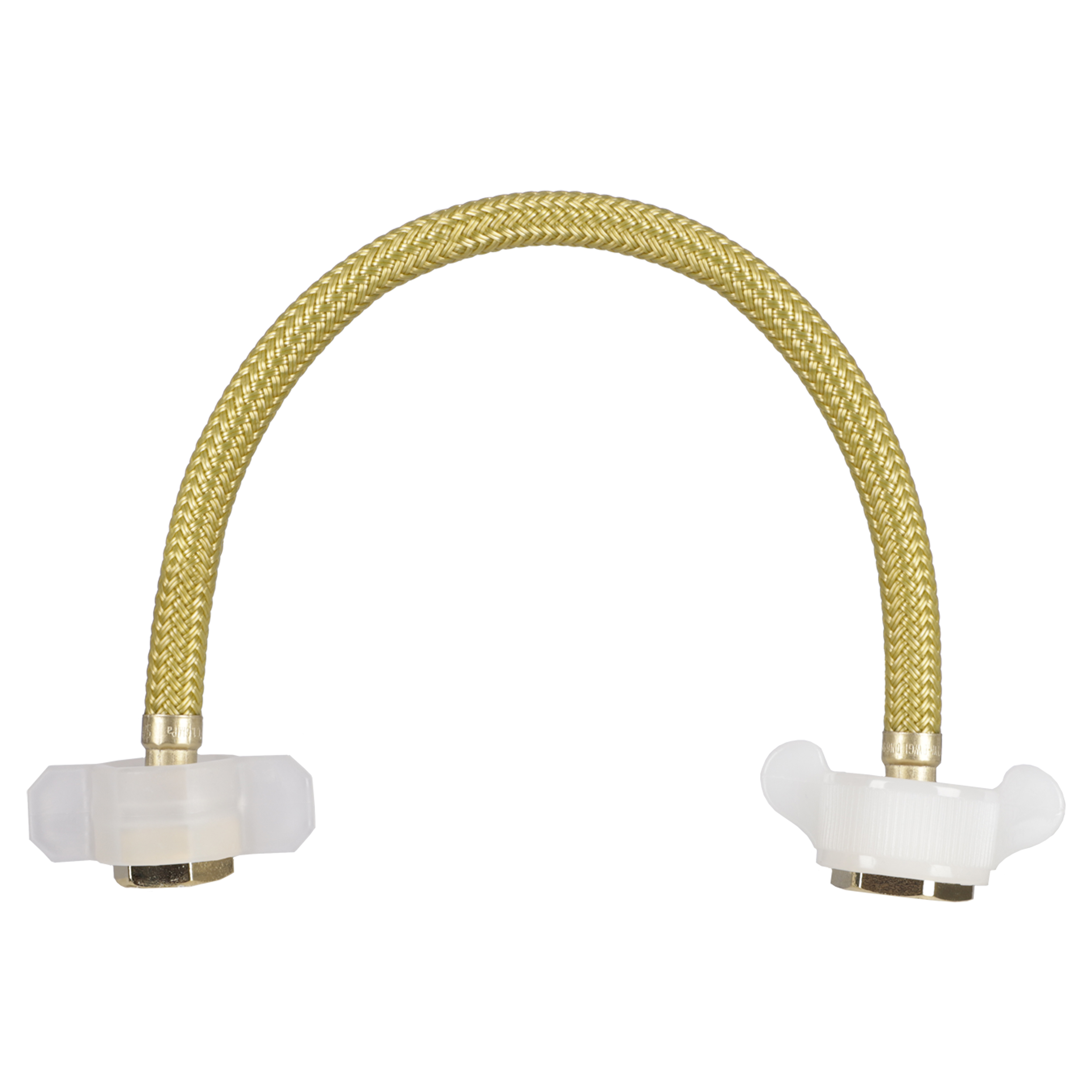 30.413.46 Differnz  aansluitslang flexibel - 3/8 inch naar 1/2 inch goud 30 cm